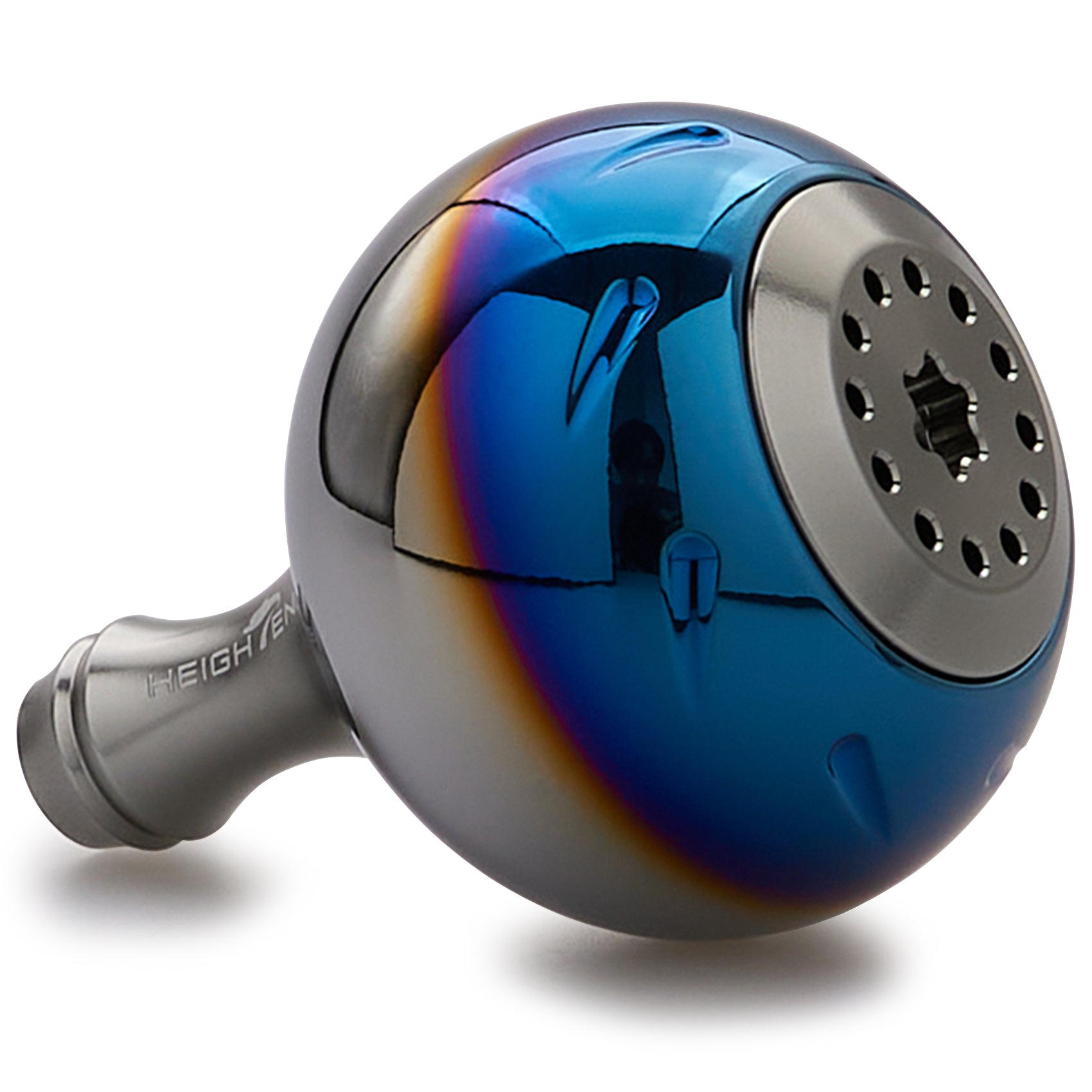 HEIGHTEN 38mm リール ハンドル ノブ シマノ ダイワ 通用 (Shimano Type A) (Daiwa Type S)用 Aurora Series
