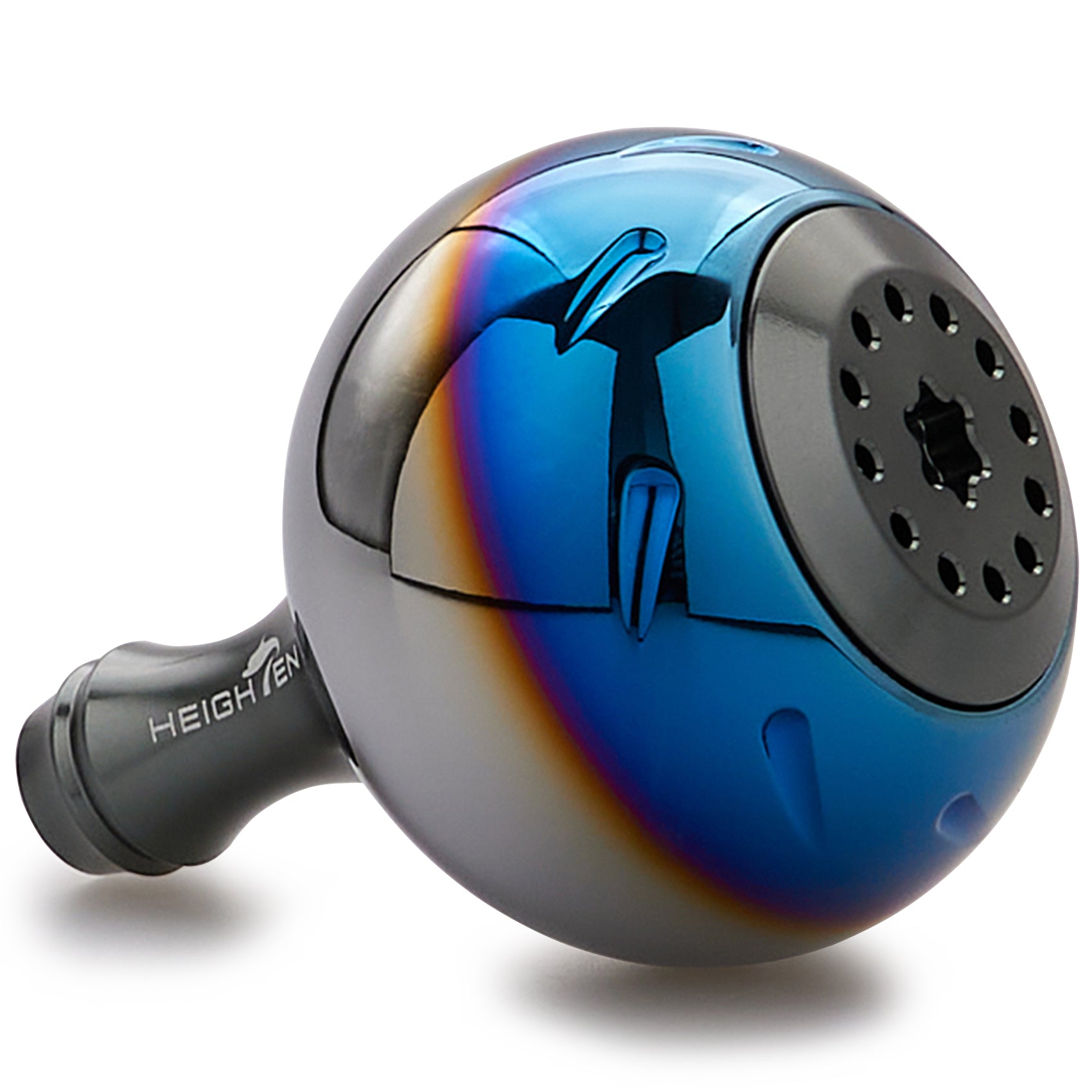 HEIGHTEN 38mm リール ハンドル ノブ シマノ ダイワ 通用 (Shimano Type A) (Daiwa Type S)用 Aurora Series