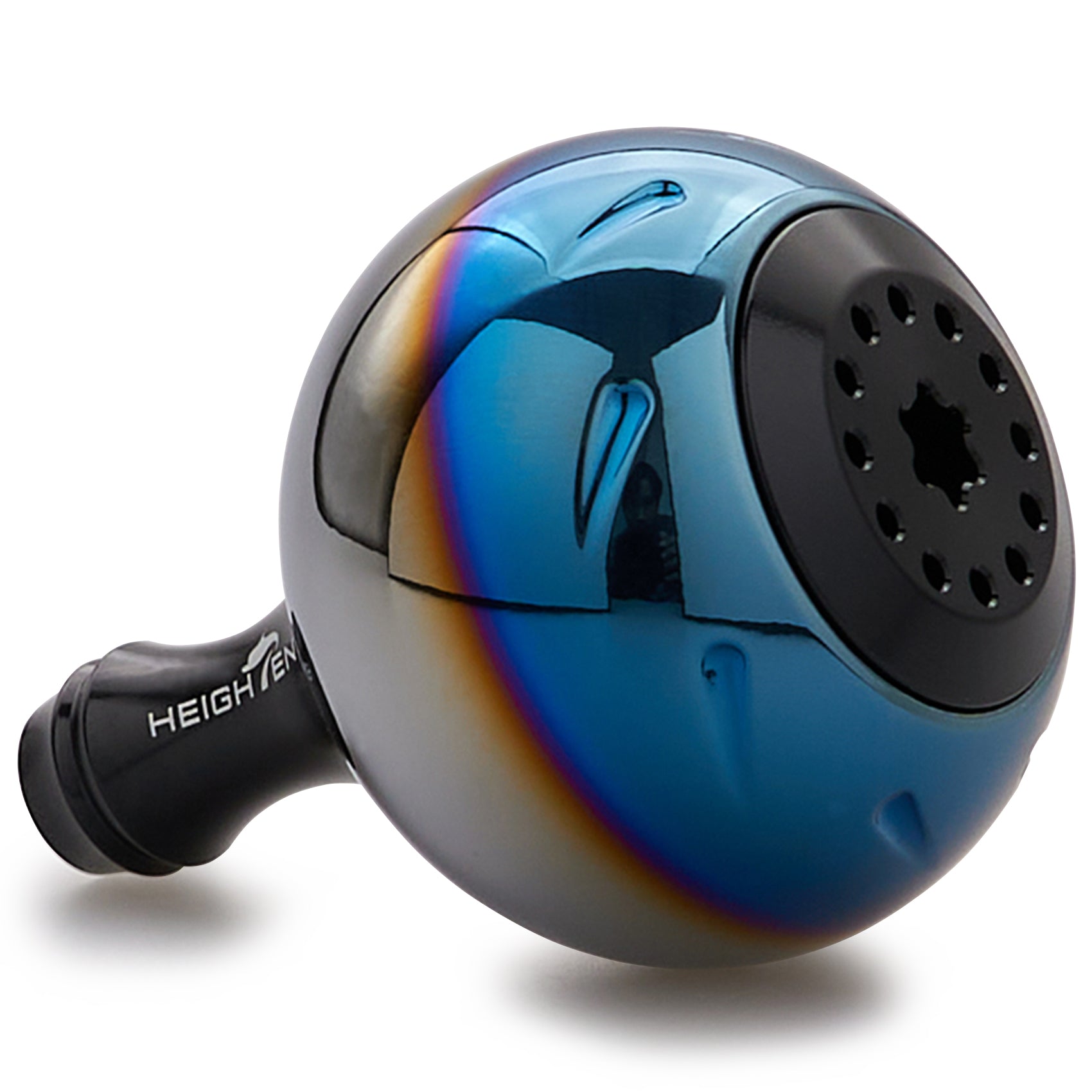 HEIGHTEN 38mm リール ハンドル ノブ シマノ ダイワ 通用 (Shimano Type A) (Daiwa Type S)用 Aurora Series