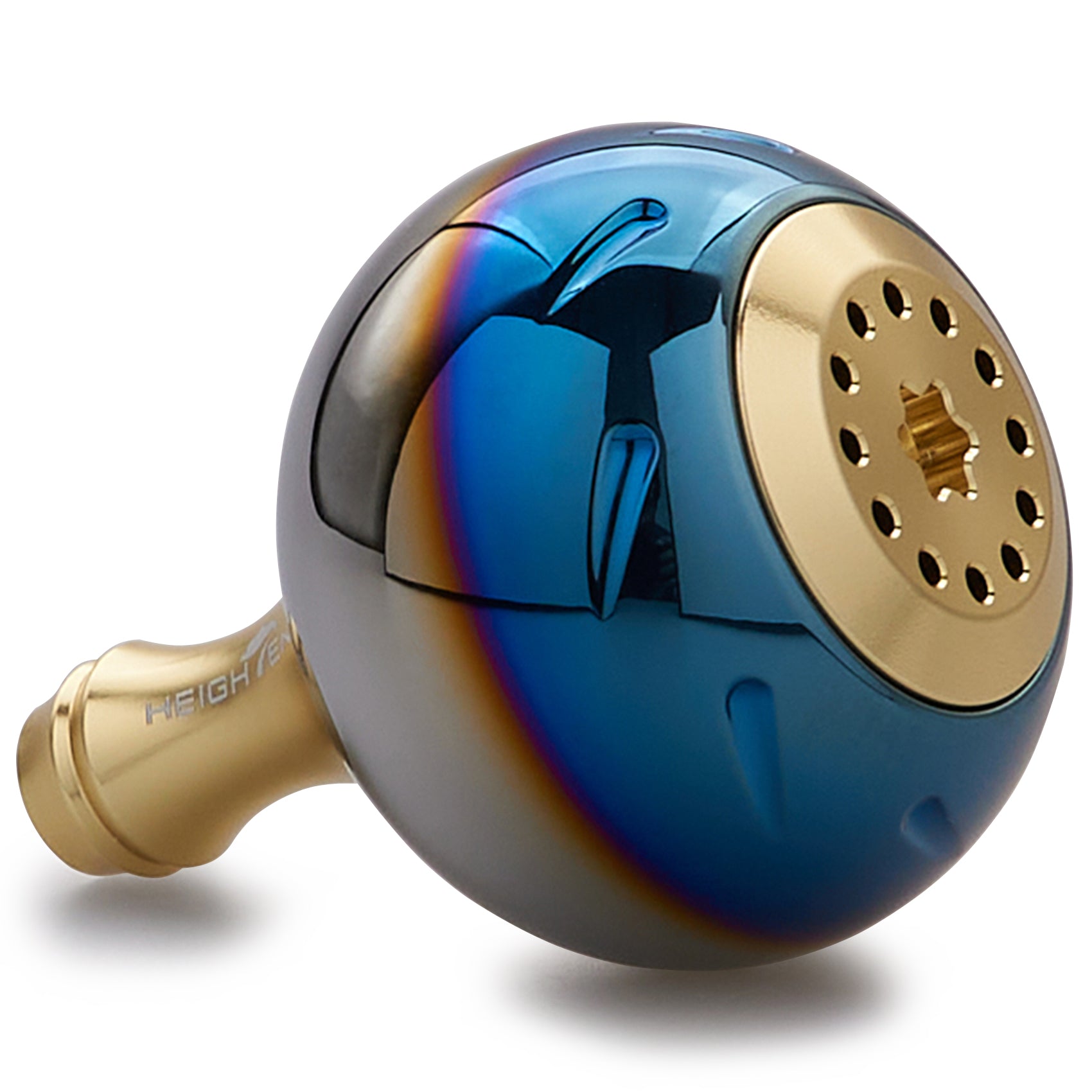 HEIGHTEN 38mm リール ハンドル ノブ シマノ ダイワ 通用 (Shimano Type A) (Daiwa Type S)用 Aurora Series