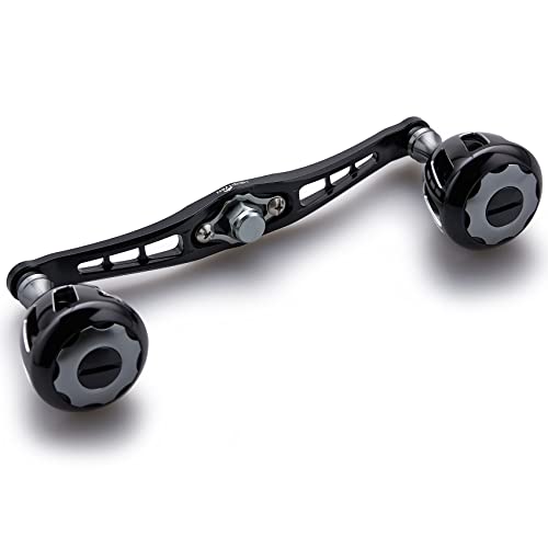 HEIGHTEN 120mm リール ハンドル 32mmノブ搭載 シマノ ダイワ アブガルシア 通用