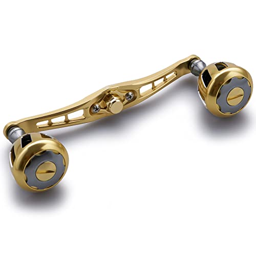 HEIGHTEN 120mm リール ハンドル 32mmノブ搭載 シマノ ダイワ アブガルシア 通用