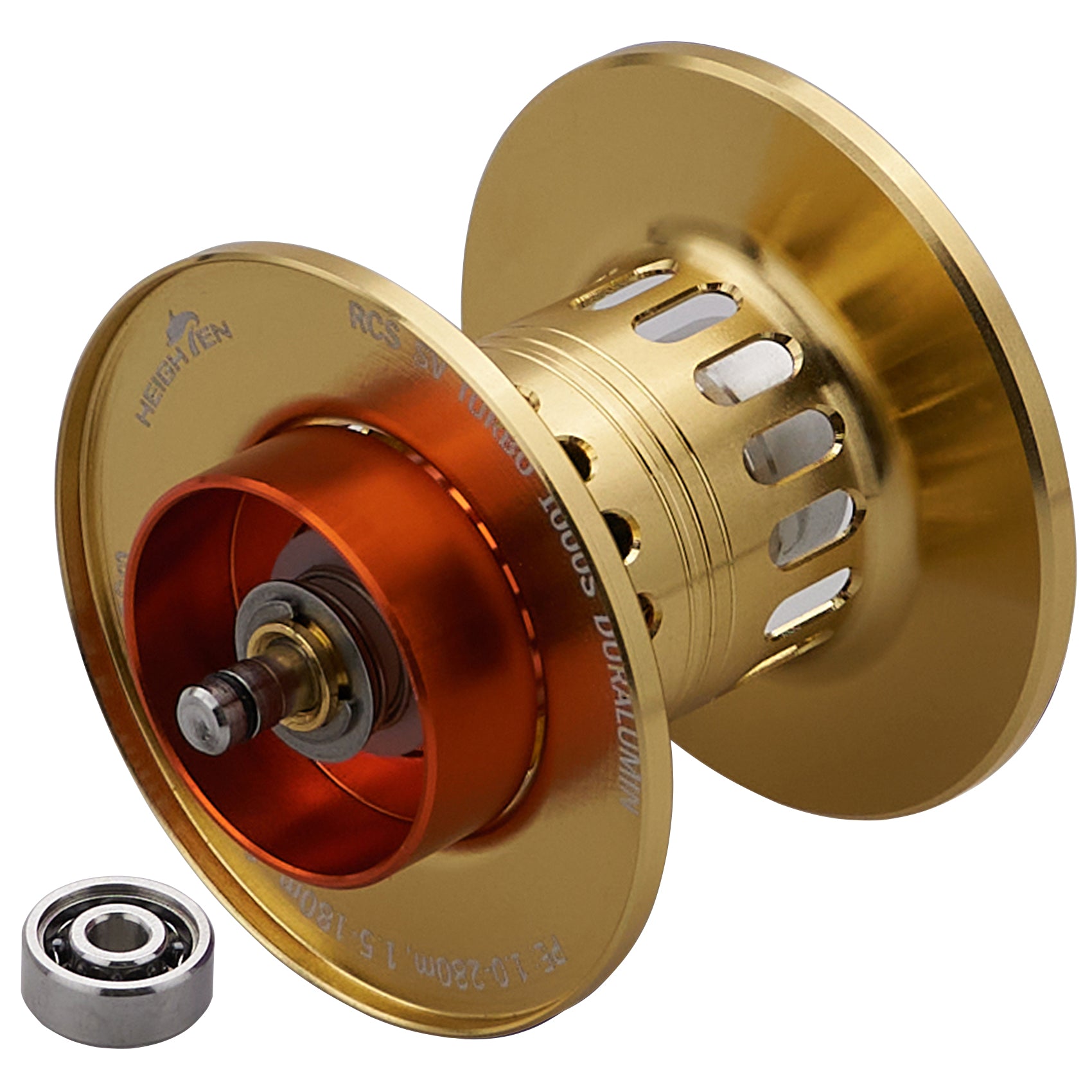 HEIGHTEN リール スプール 深溝 PEライン専用 2段階可動 ダイワ(DAIWA) ベイトリール 替えスプール ベアリング付き