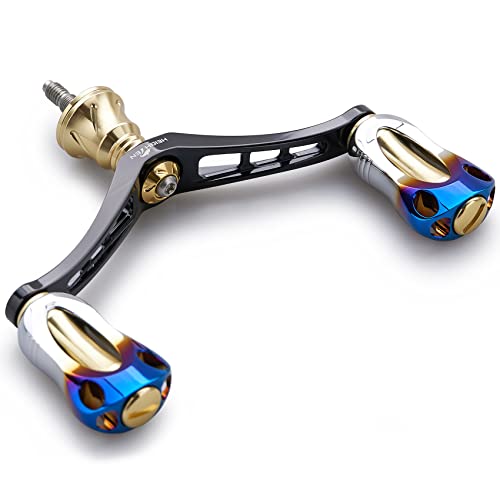 HEIGHTEN 92mm リール ハンドル 22mm ノブ 搭載 シマノ ダイワ 通用