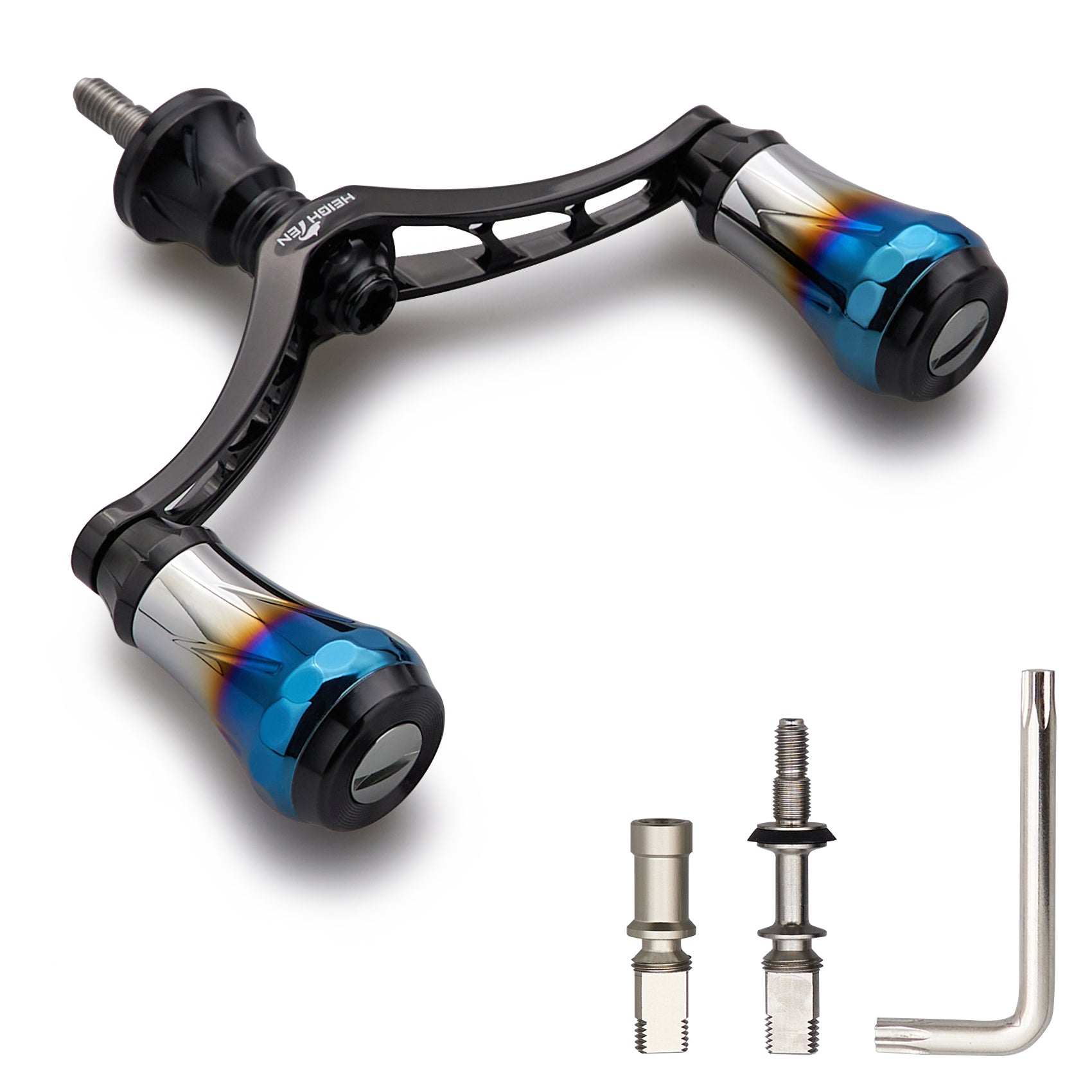HEIGHTEN V4.0 80/98mm リール ハンドル 航空アルミ製 シマノ ダイワ 通用 スピニングリール 用 Arch Aurora