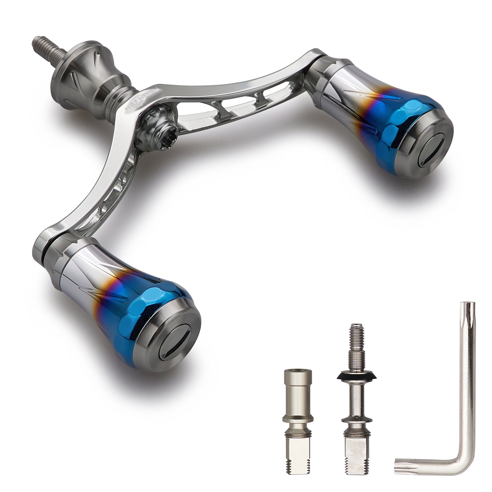 HEIGHTEN V4.0 80/98mm リール ハンドル 航空アルミ製 シマノ ダイワ 通用 スピニングリール 用 Arch Aurora