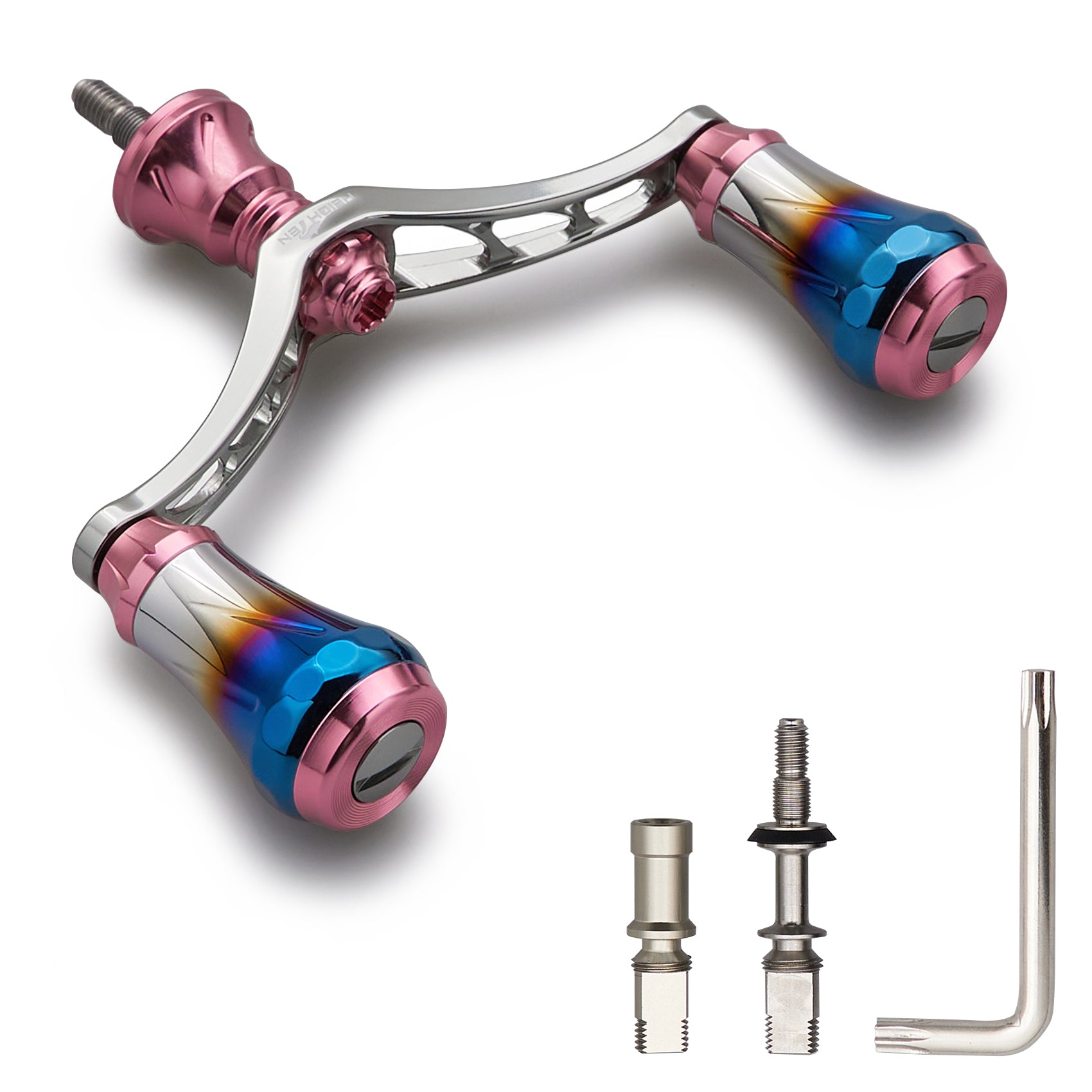 HEIGHTEN V4.0 80/98mm リール ハンドル 航空アルミ製 シマノ ダイワ 通用 スピニングリール 用 Arch Aurora