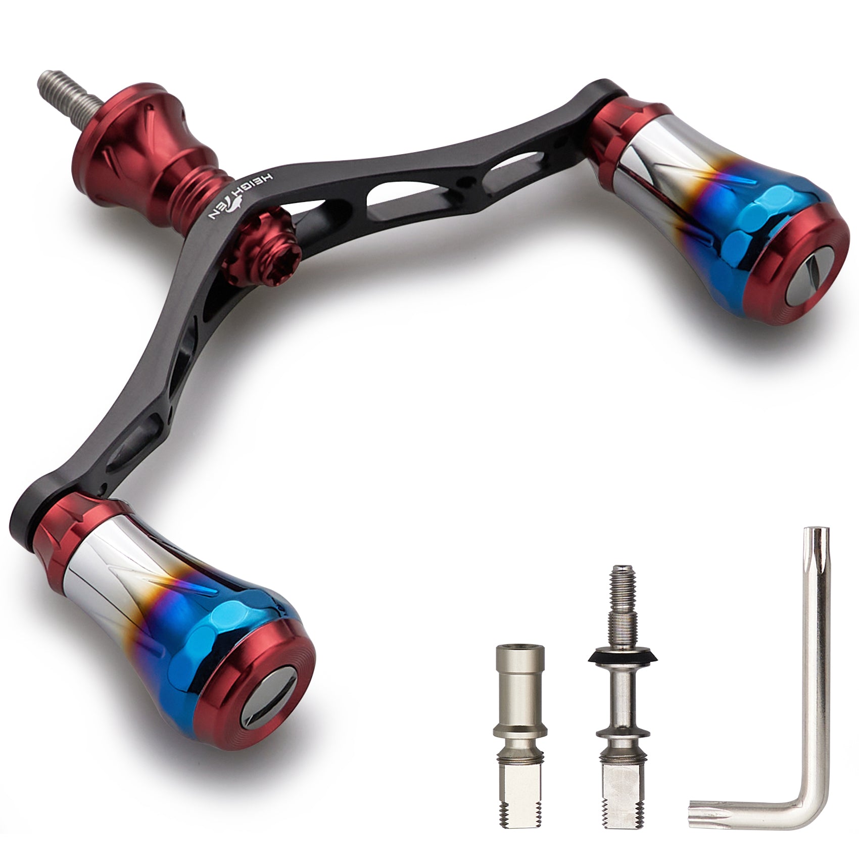 HEIGHTEN V2.0 95mm リール ハンドル 20mm ハンドルノブ 搭載 シマノ ダイワ 通用 スピニングリール用 Aurora Series