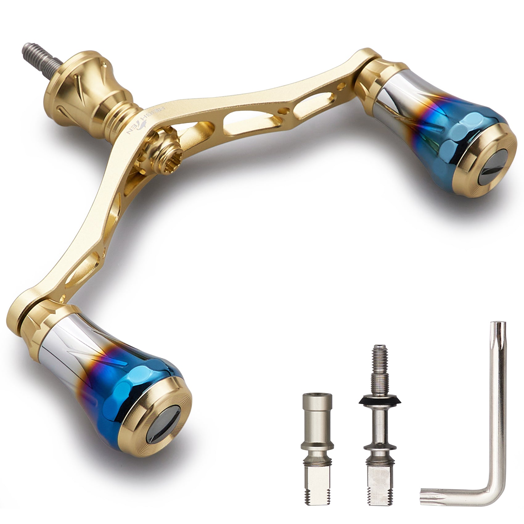 HEIGHTEN V2.0 95mm リール ハンドル 20mm ハンドルノブ 搭載 シマノ ダイワ 通用 スピニングリール用 Aurora Series