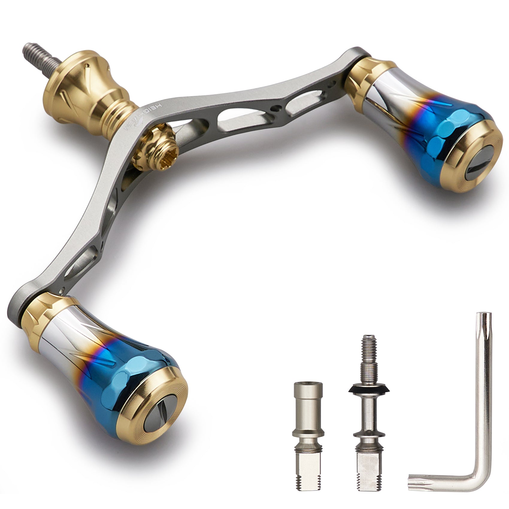 HEIGHTEN V2.0 95mm リール ハンドル 20mm ハンドルノブ 搭載 シマノ ダイワ 通用 スピニングリール用 Aurora Series