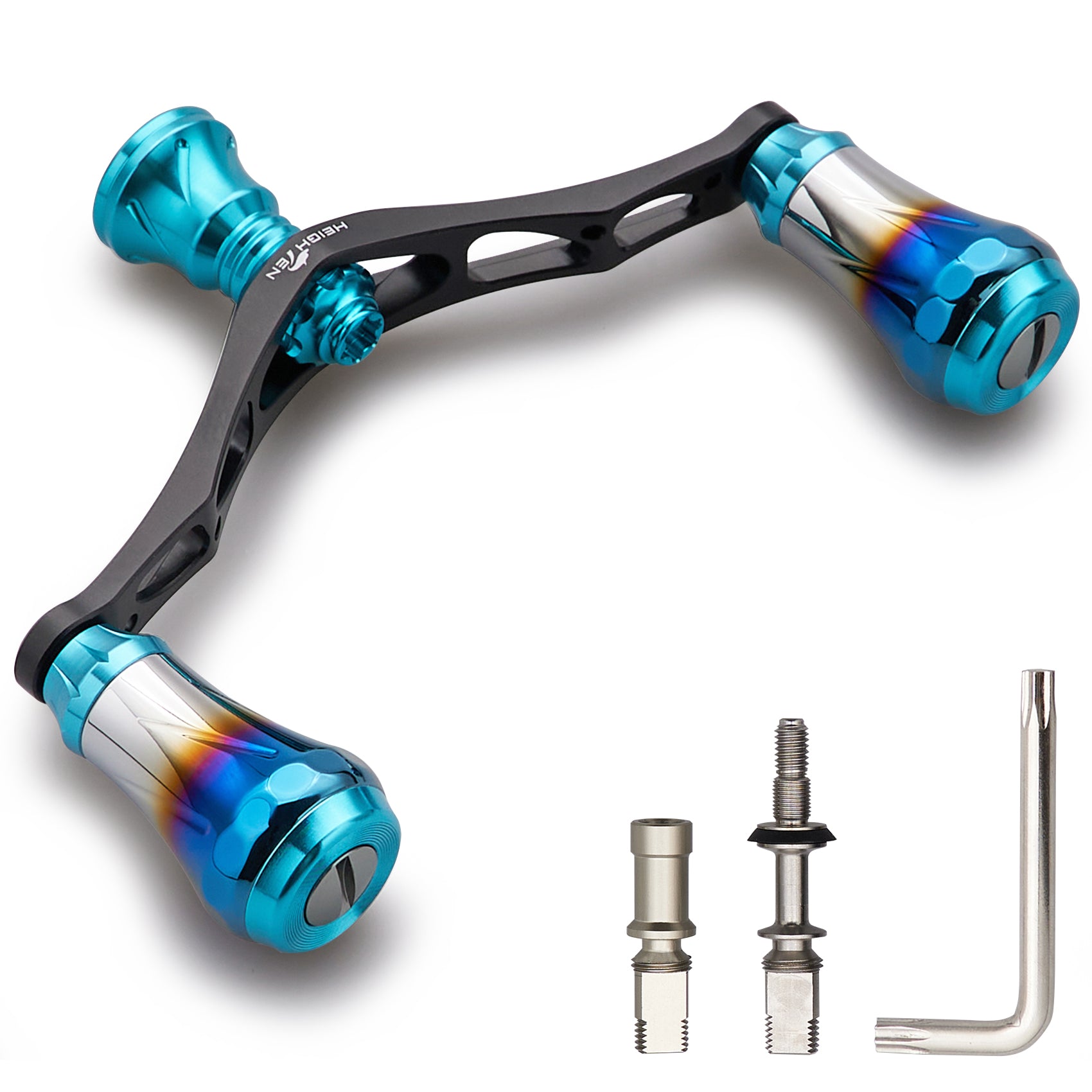 HEIGHTEN V2.0 95mm リール ハンドル 20mm ハンドルノブ 搭載 シマノ ダイワ 通用 スピニングリール用 Aurora Series