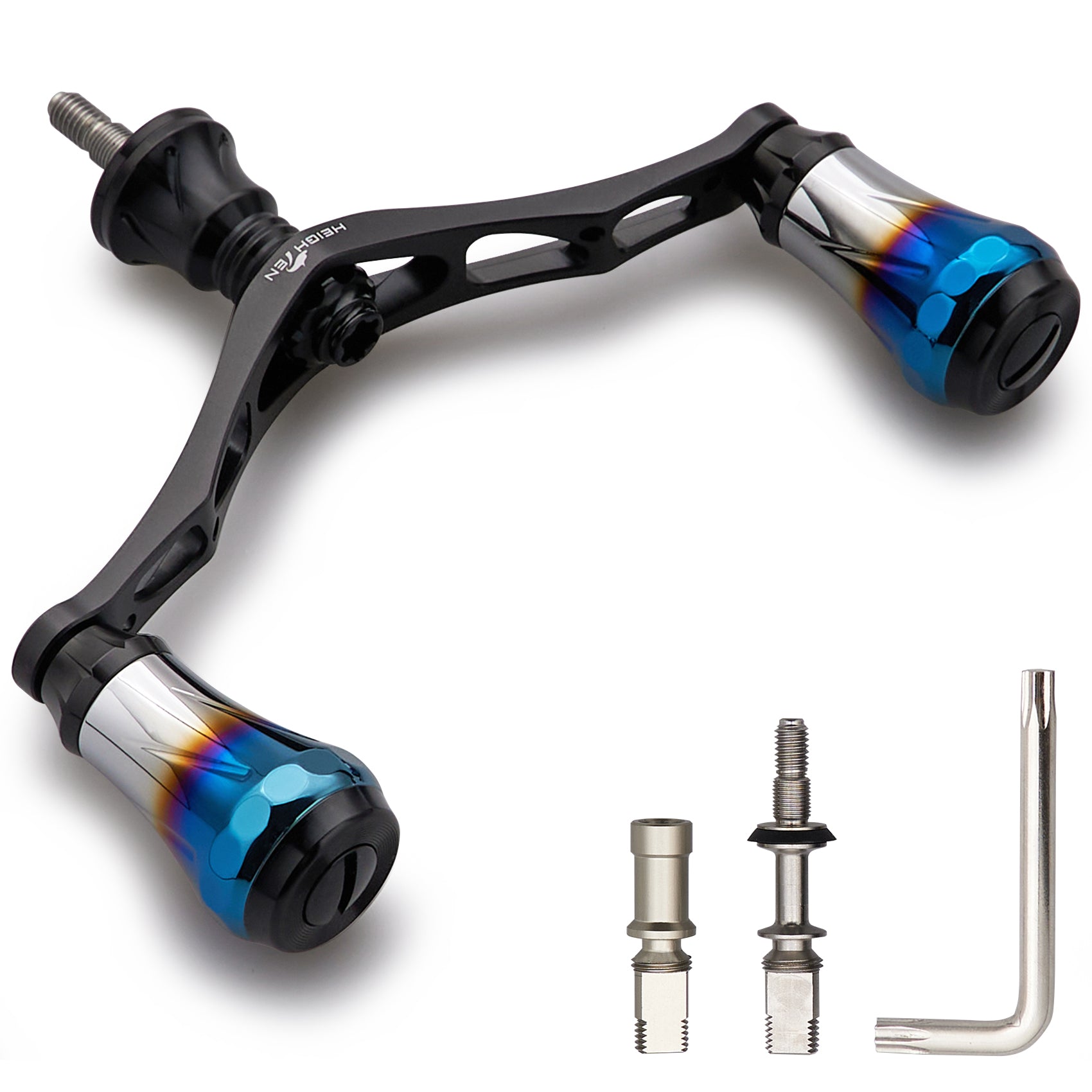 HEIGHTEN V2.0 95mm リール ハンドル 20mm ハンドルノブ 搭載 シマノ ダイワ 通用 スピニングリール用 Aurora Series