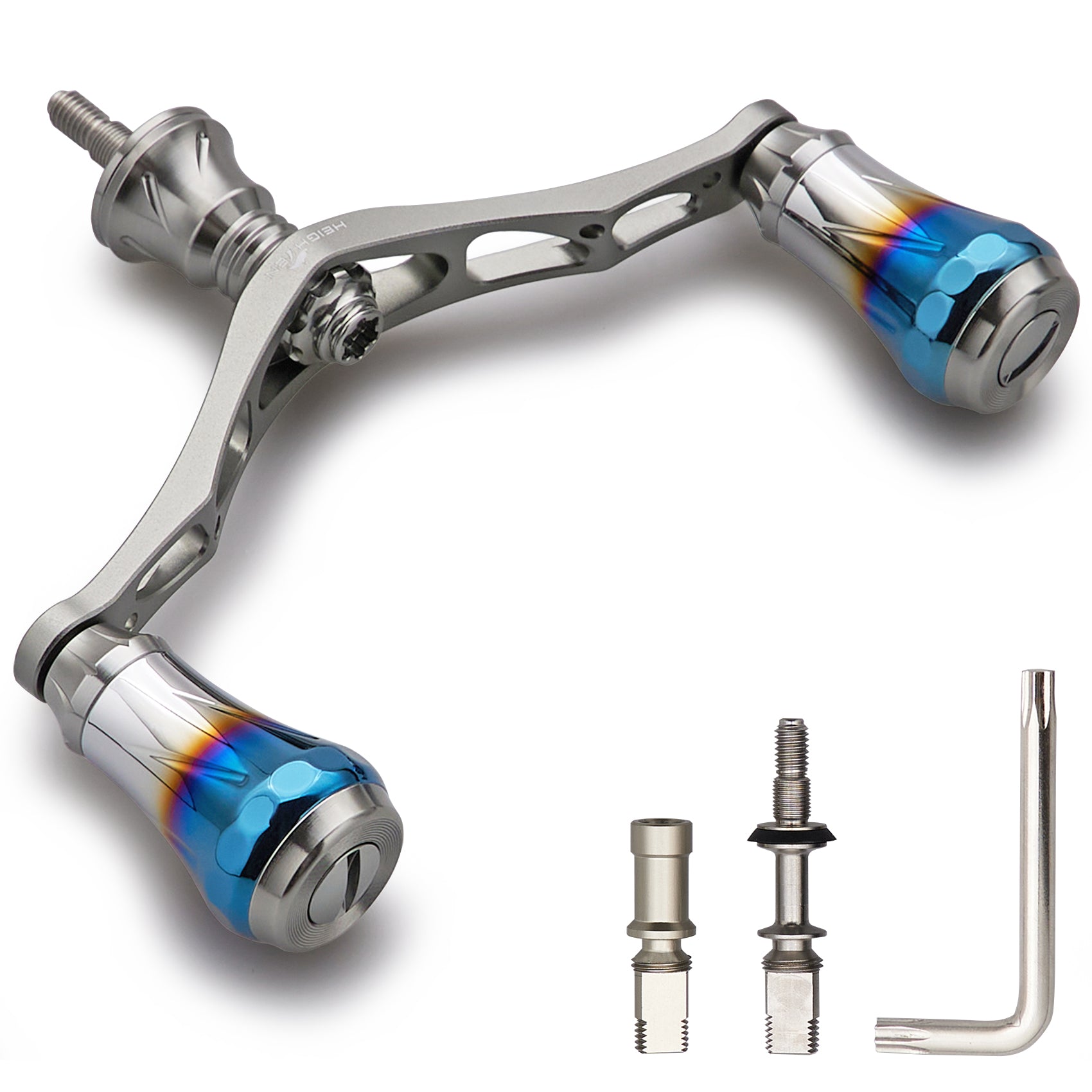 HEIGHTEN V2.0 95mm リール ハンドル 20mm ハンドルノブ 搭載 シマノ ダイワ 通用 スピニングリール用 Aurora Series
