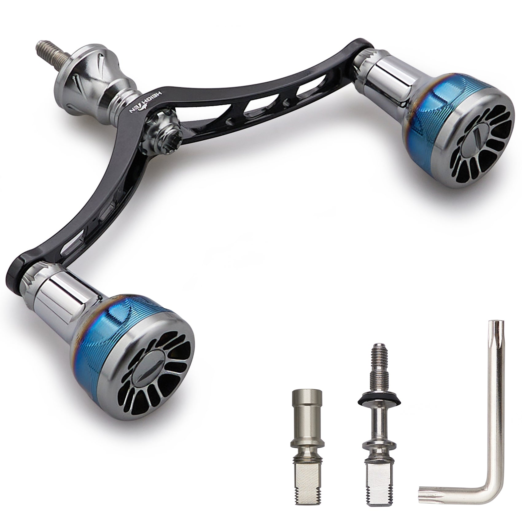 HEIGHTEN 98/110mm リール ハンドル シマノ(Shimano) ダイワ(DAIWA) 通用 スピニングリール用 Arch Engine Series