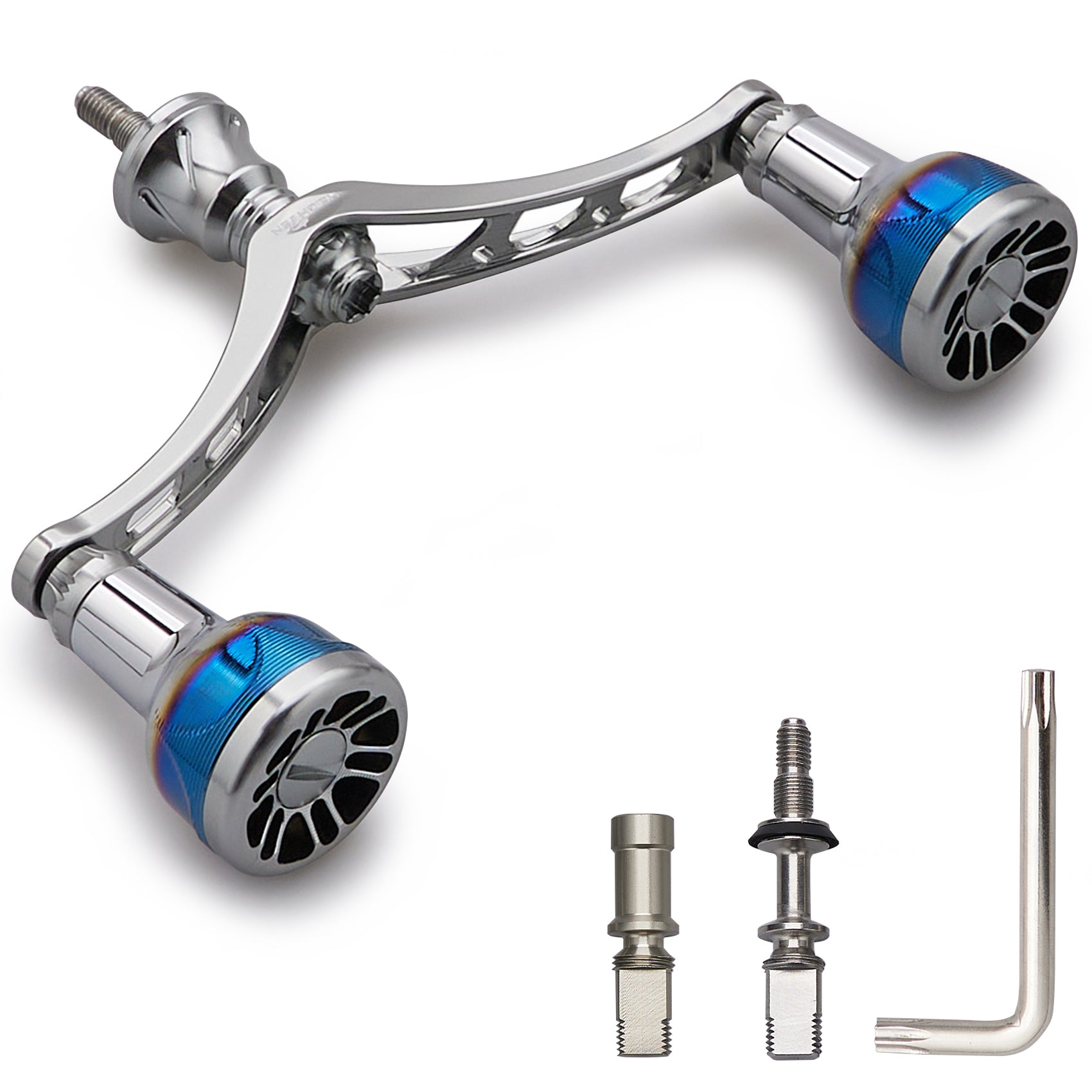HEIGHTEN 98/110mm リール ハンドル シマノ(Shimano) ダイワ(DAIWA) 通用 スピニングリール用 Arch Engine Series