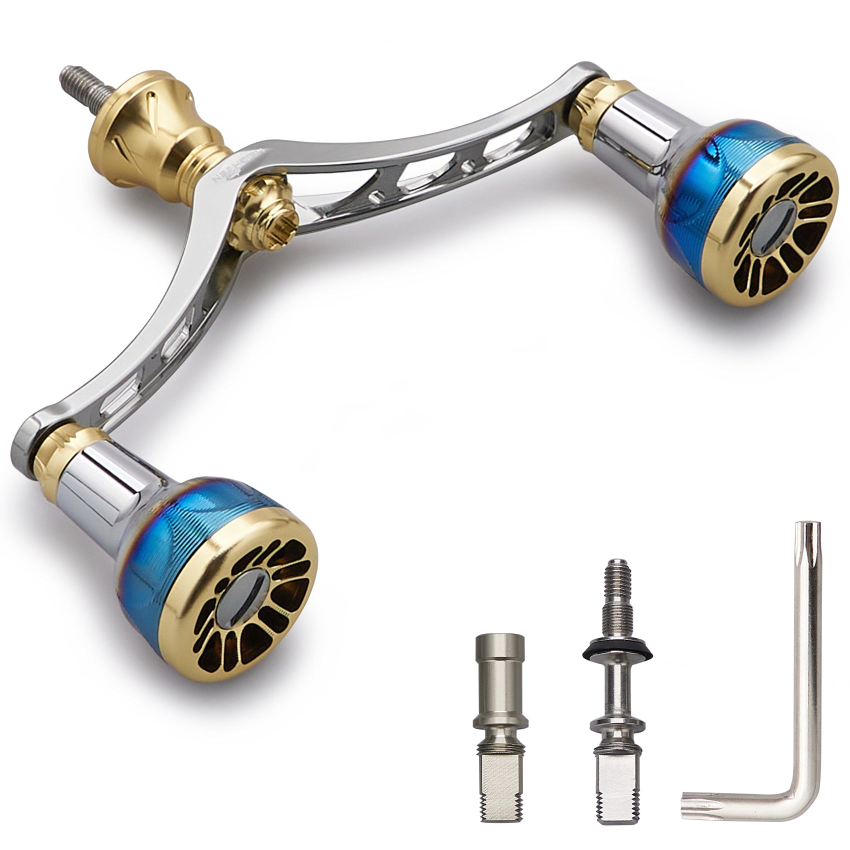 HEIGHTEN 98/110mm リール ハンドル シマノ(Shimano) ダイワ(DAIWA) 通用 スピニングリール用 Arch Engine Series