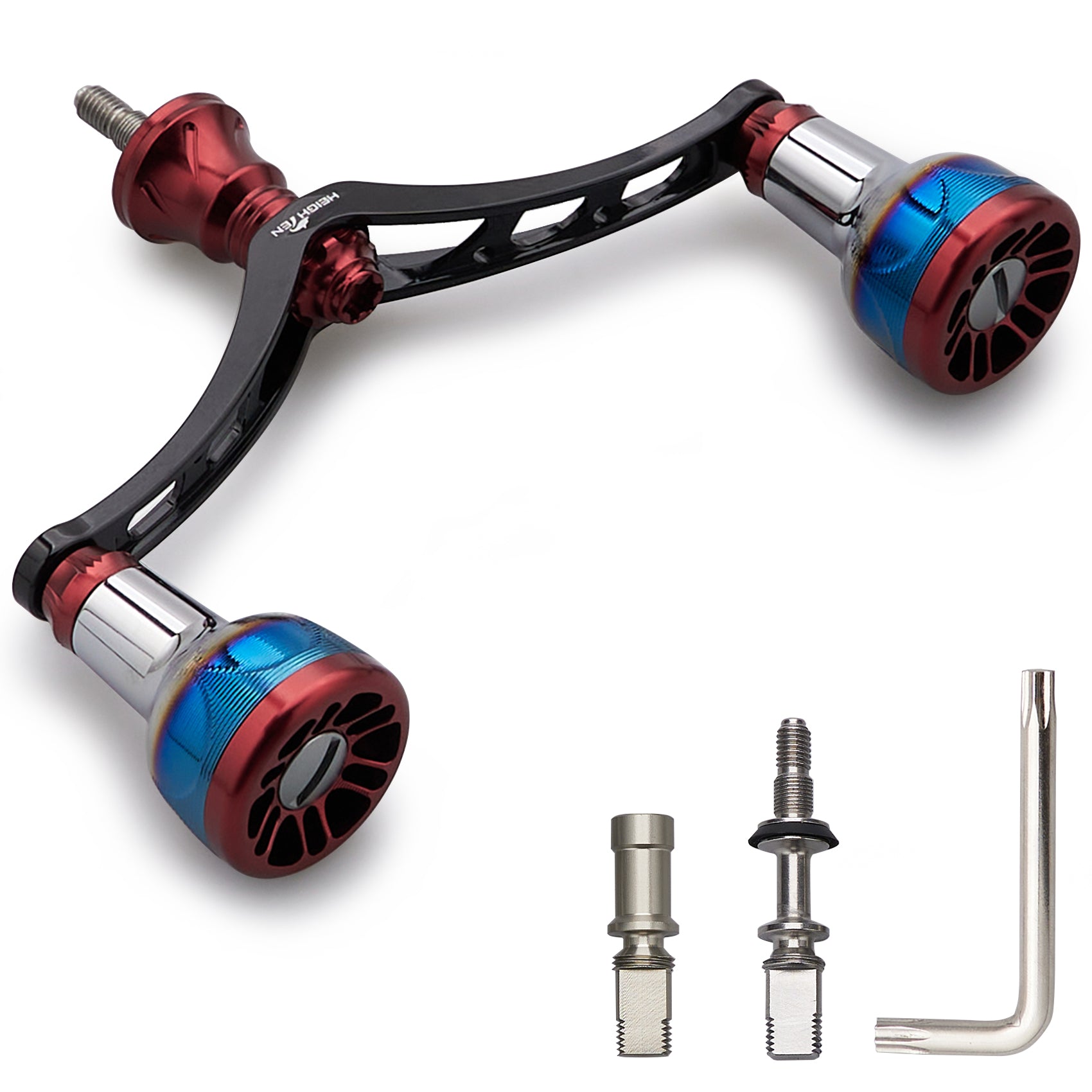 HEIGHTEN 98/110mm リール ハンドル シマノ(Shimano) ダイワ(DAIWA) 通用 スピニングリール用 Arch Engine Series