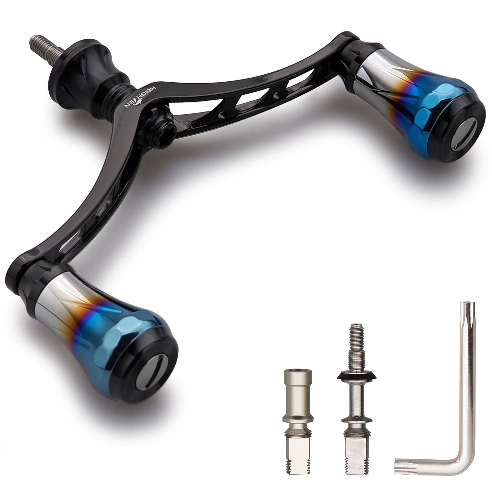 HEIGHTEN V4.0 80/98mm リール ハンドル 航空アルミ製 シマノ ダイワ 通用 スピニングリール 用 Arch Aurora