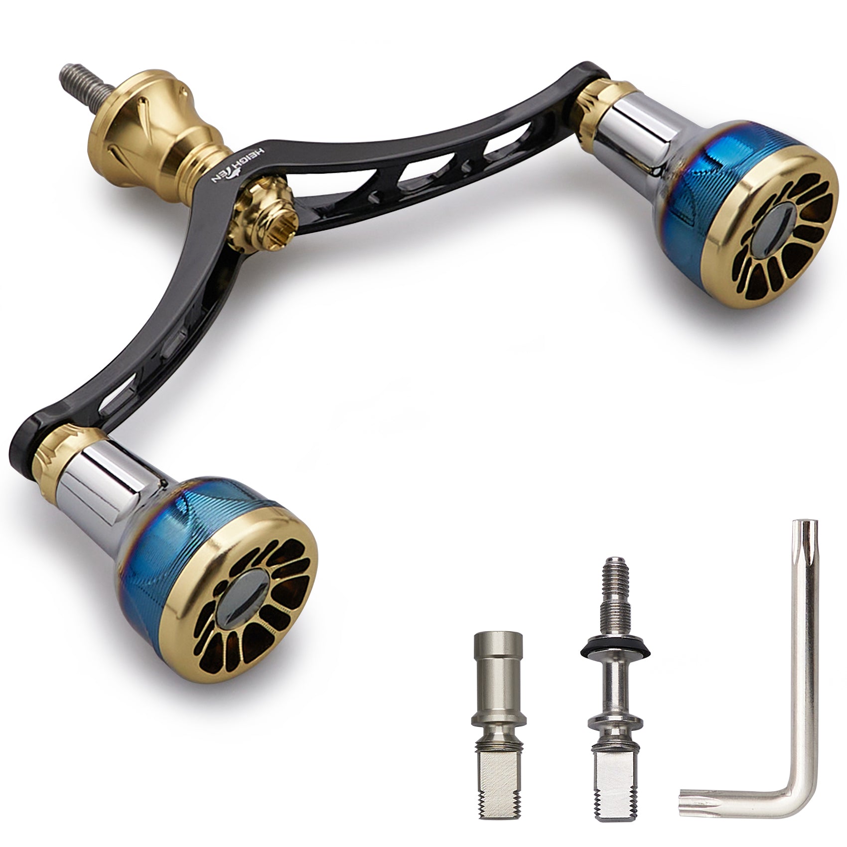 HEIGHTEN 98/110mm リール ハンドル シマノ(Shimano) ダイワ(DAIWA) 通用 スピニングリール用 Arch Engine Series