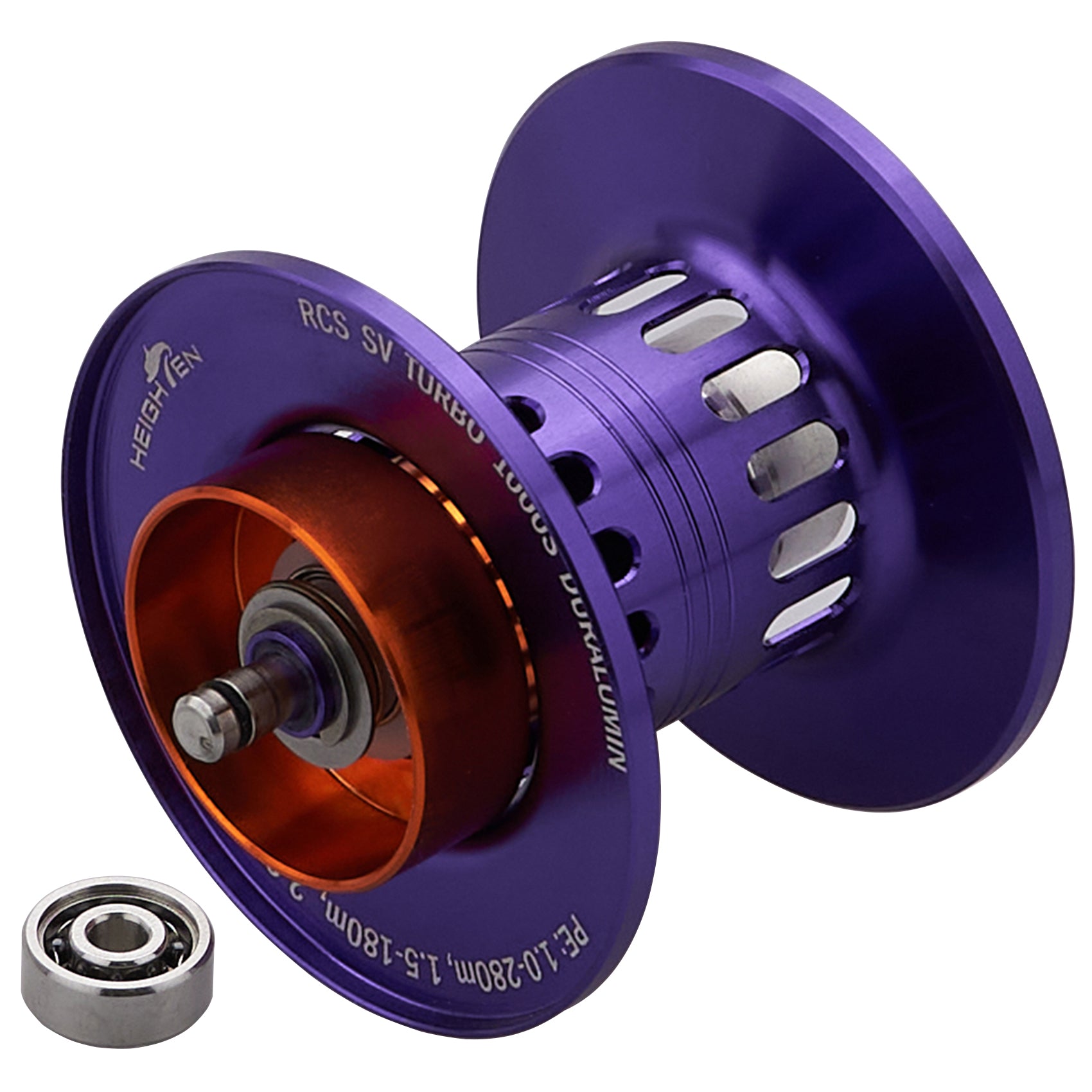 HEIGHTEN リール スプール 深溝 PEライン専用 2段階可動 ダイワ(DAIWA) ベイトリール 替えスプール ベアリング付き