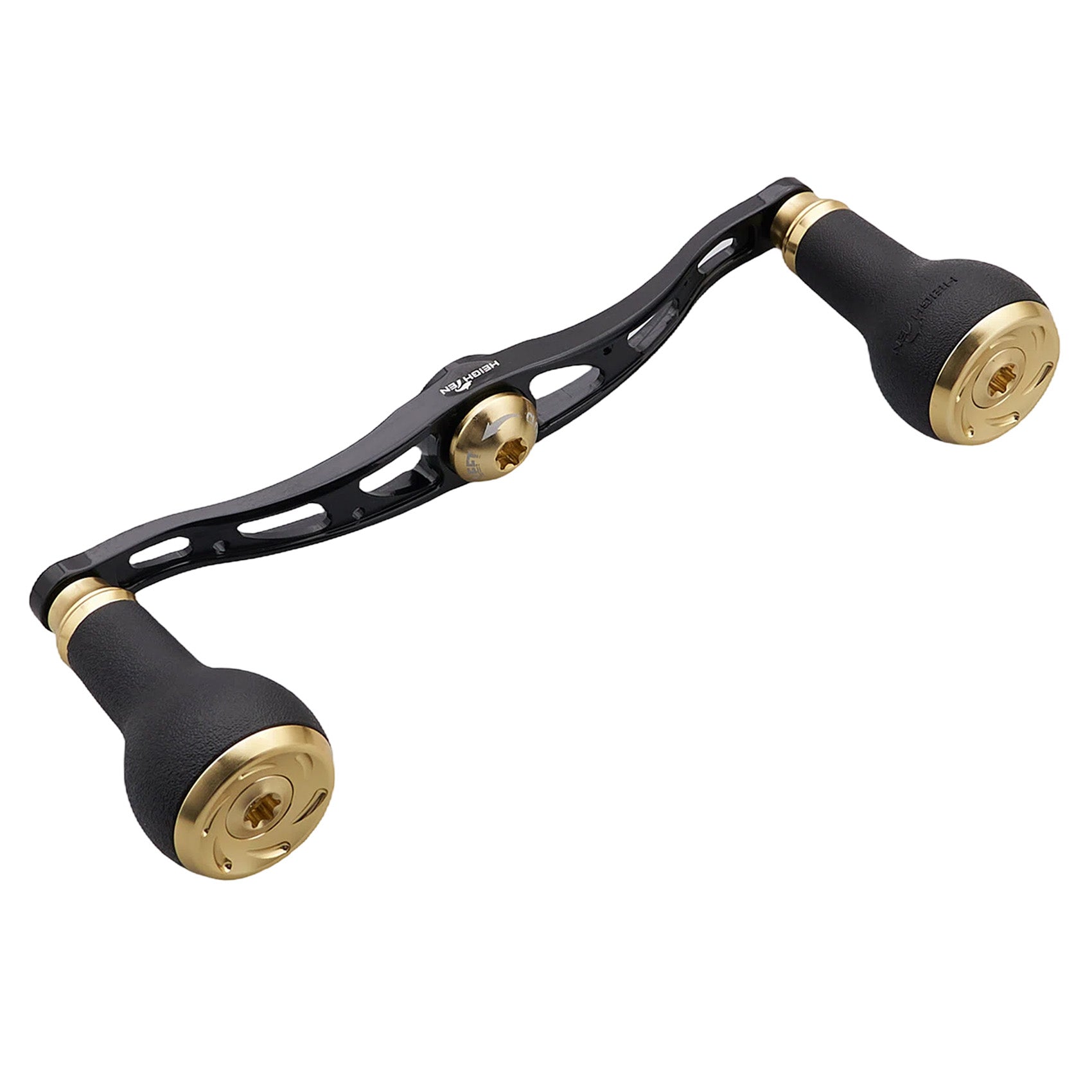 HEIGHTEN 105/115/120/130mm リール ハンドル 27mm TPE製ノブ搭載 シマノ ダイワ アブガルシア 通用 ベイトリール 用 TPE Arch Series