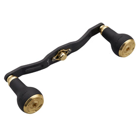 HEIGHTEN 110/120/130mm リール ハンドル 厚さ4mm 1.5K炭布 カーボン 27mm TPE製 ノブ搭載 シマノ(SHIMANO) ダイワ(DAIWA) アブ(Abu) 通用 ベイトリール 用 Carbon TPE Series