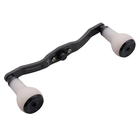 HEIGHTEN 110/120/130mm リール ハンドル 厚さ4mm 1.5K炭布 カーボン 27mm TPE製 ノブ搭載 シマノ(SHIMANO) ダイワ(DAIWA) アブ(Abu) 通用 ベイトリール 用 Carbon TPE Series
