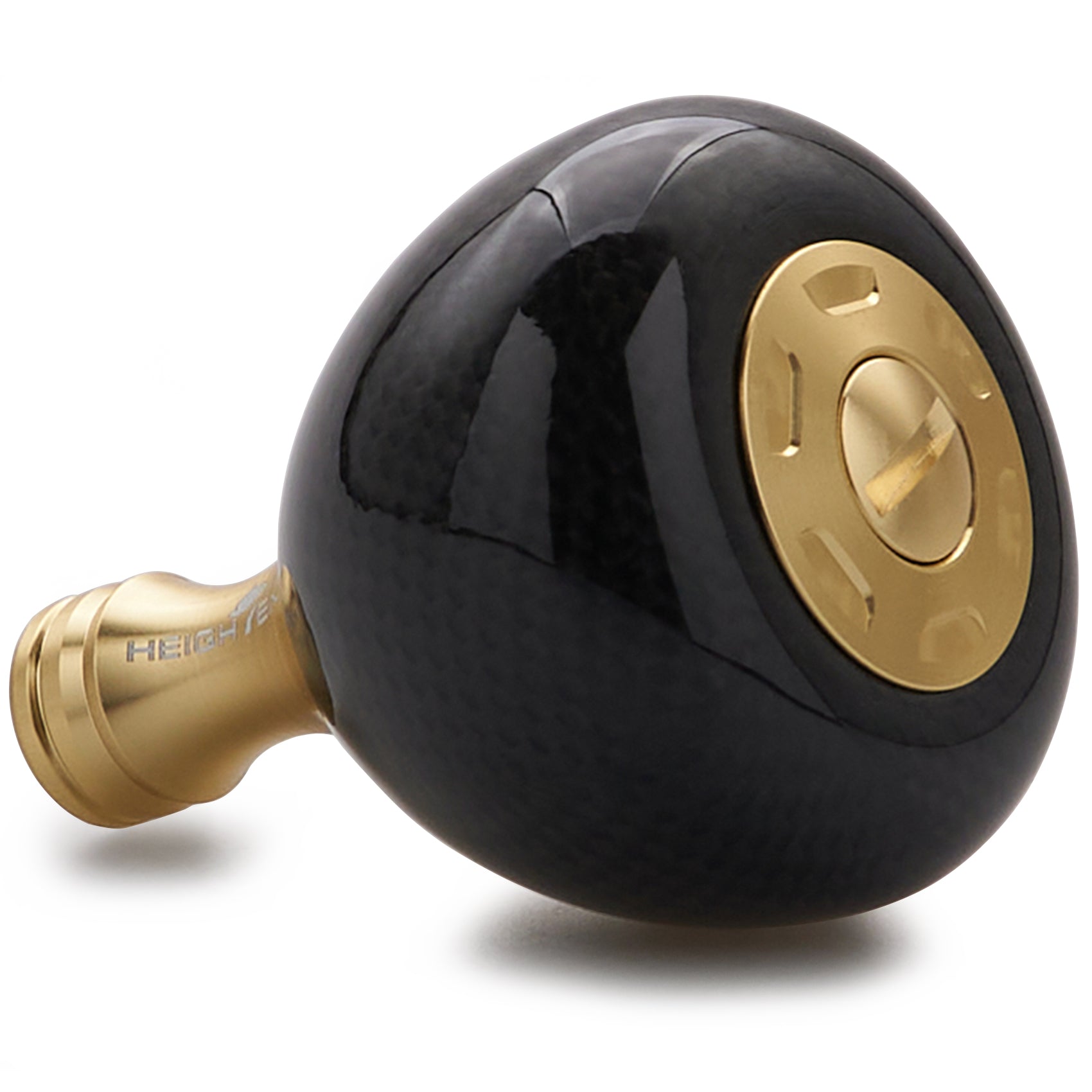 HEIGHTEN 36mm リール ハンドル ノブ 9.7g カーボン製 シマノ ダイワ 通用 (Daiwa) Type S (Shimano) Type A 用 Carbon Drum Series