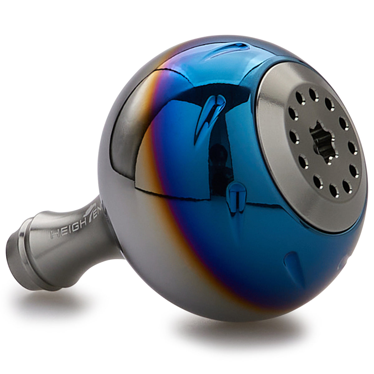 HEIGHTEN 38mm リール ハンドル ノブ シマノ ダイワ 通用 (Shimano Type A) (Daiwa Type S)用 Aurora Series