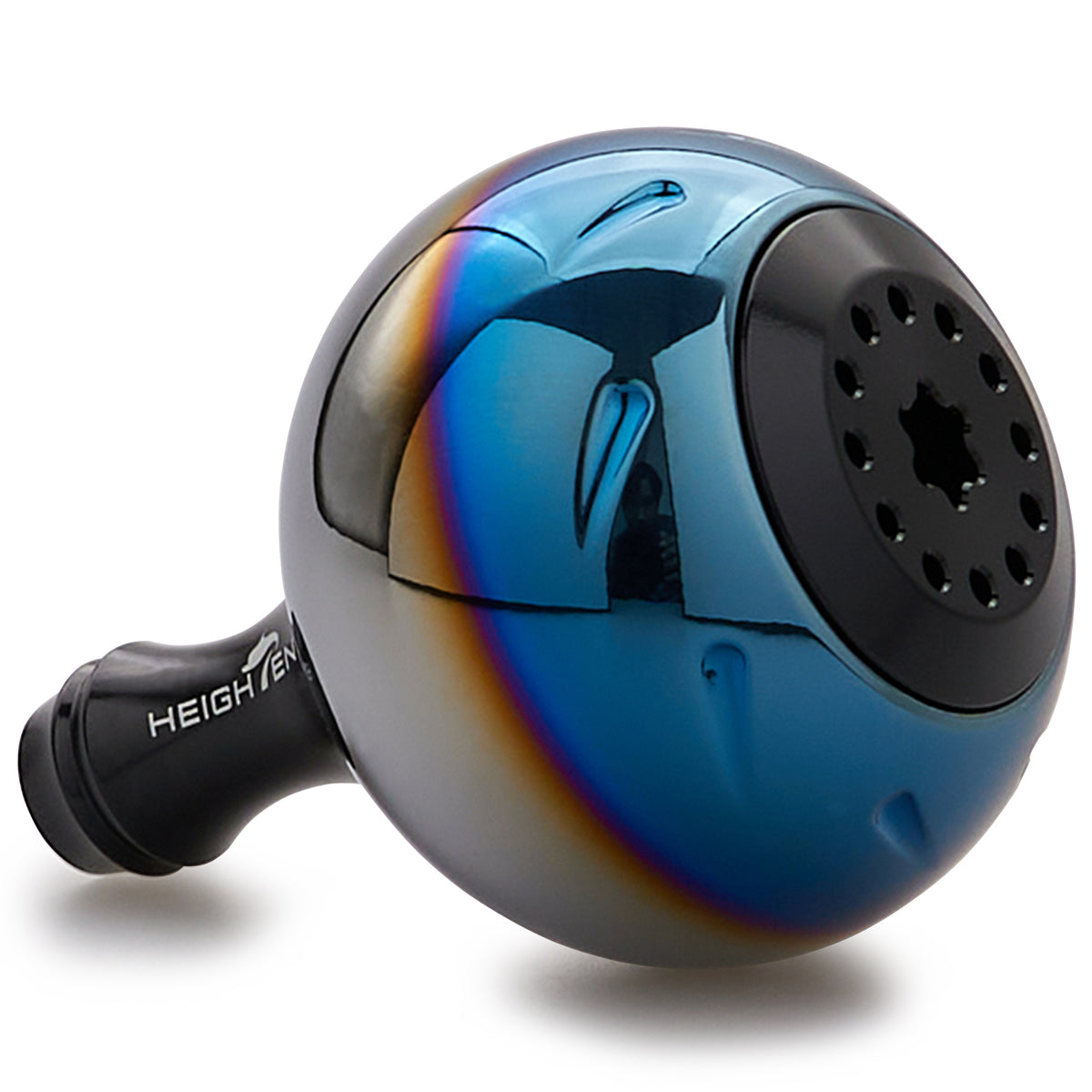 HEIGHTEN 38mm リール ハンドル ノブ シマノ ダイワ 通用 (Shimano Type A) (Daiwa Type S)用 Aurora Series