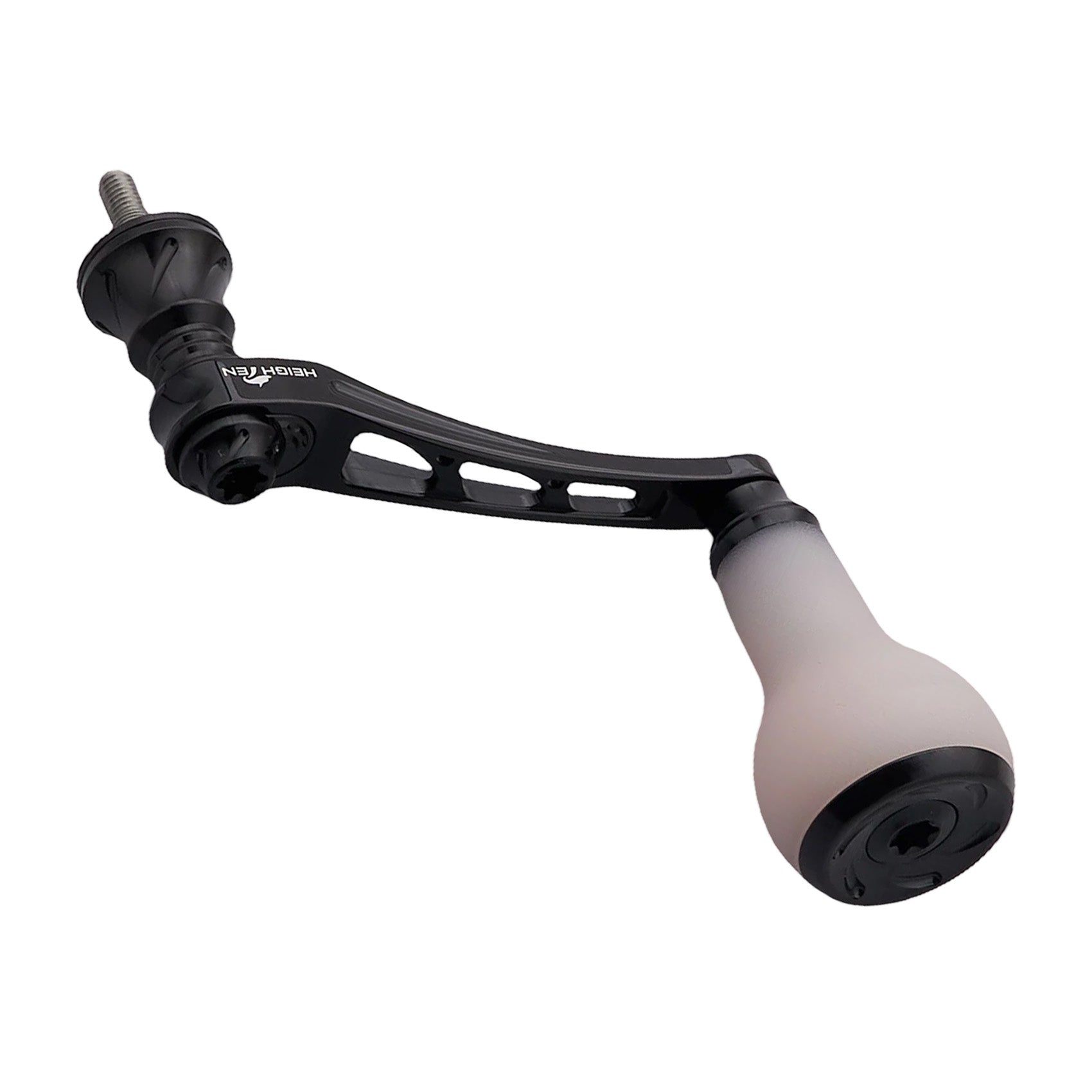 HEIGHTEN 55-60/65-70mm 可変 リール ハンドル 27mm TPE製 ノブ搭載 シマノ(Shimano) ダイワ(Daiwa) 通用 スピニングリール 用 Arch TPE Series