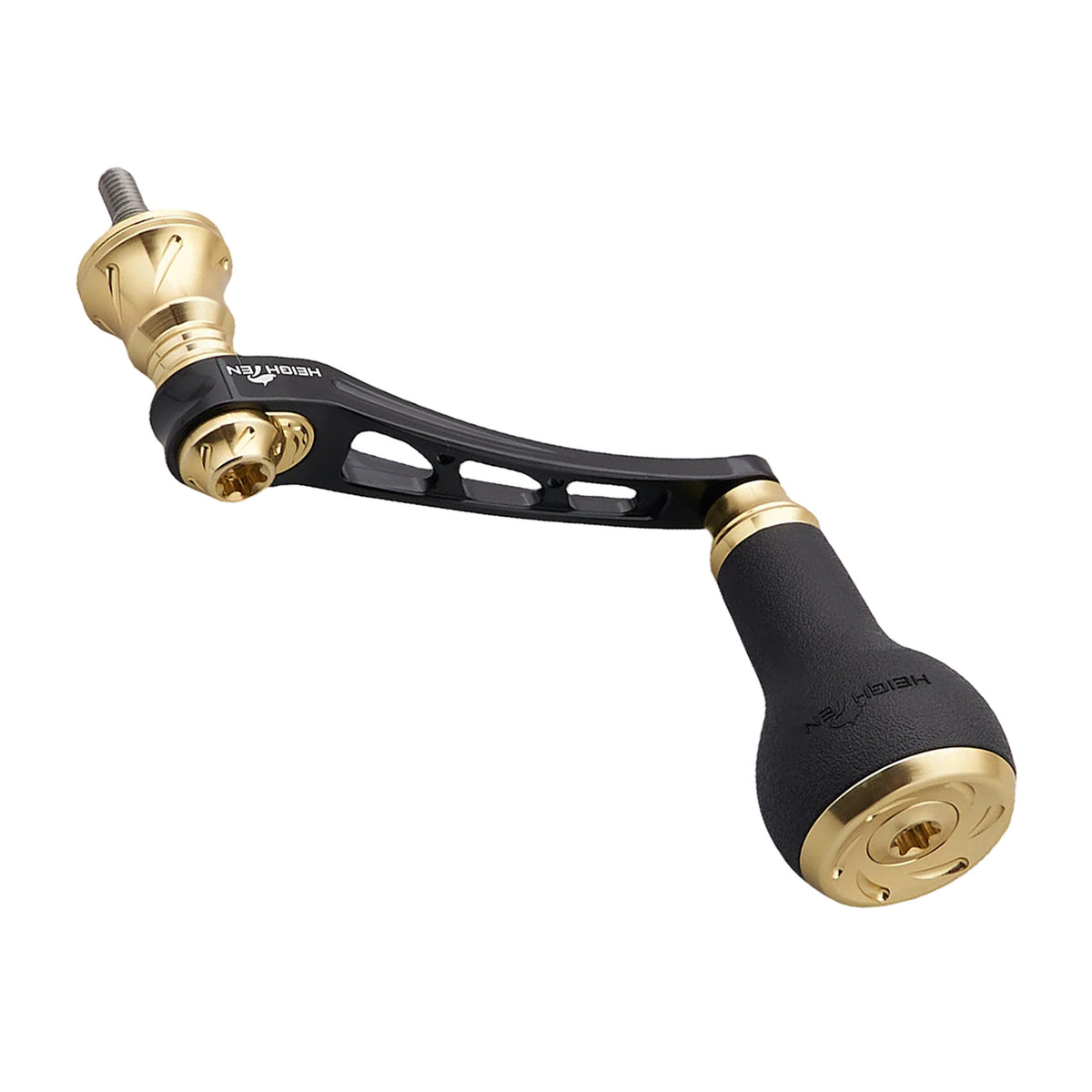 HEIGHTEN 55-60/65-70mm 可変 リール ハンドル 27mm TPE製 ノブ搭載 シマノ(Shimano) ダイワ(Daiwa) 通用 スピニングリール 用 Arch TPE Series