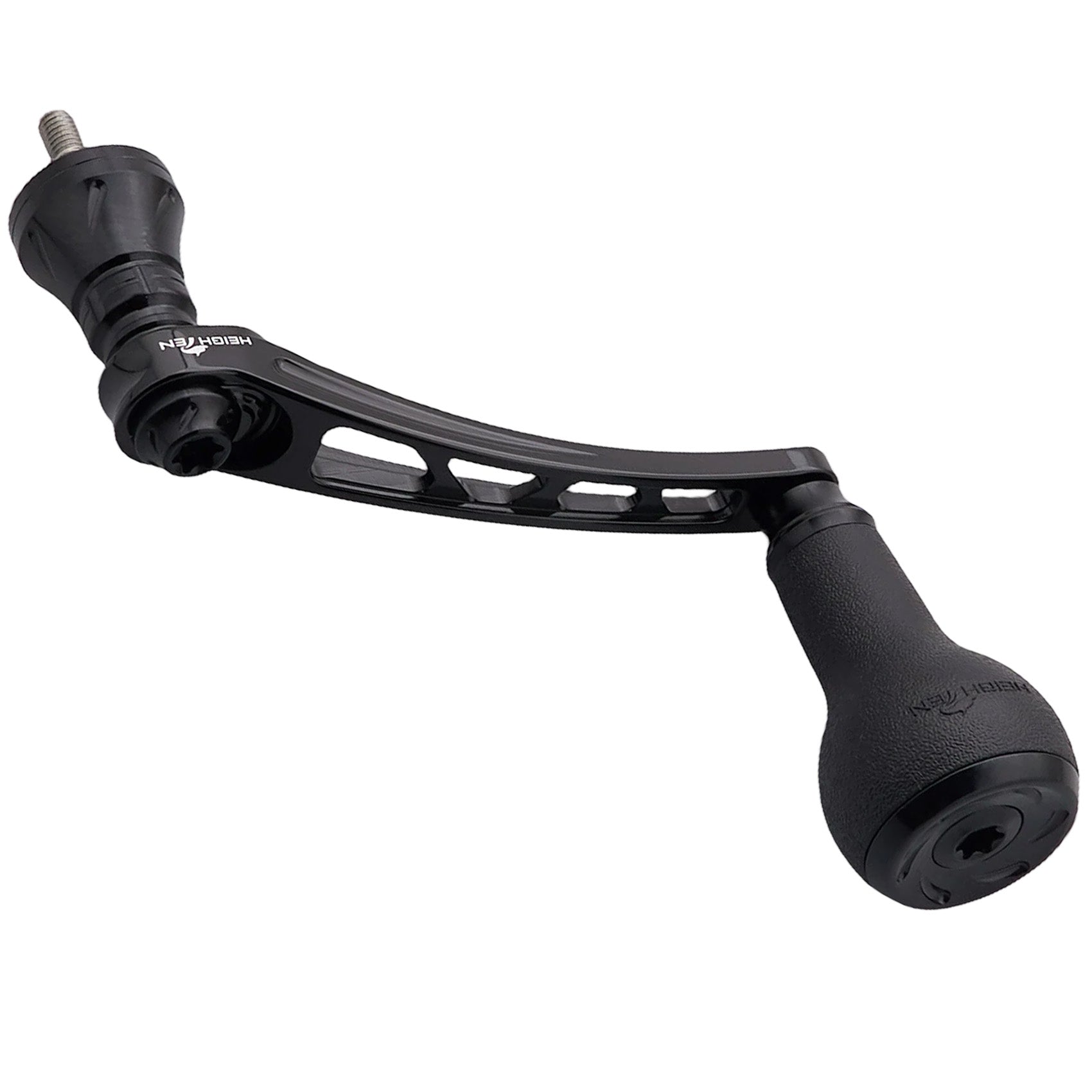 HEIGHTEN 55-60/65-70mm 可変 リール ハンドル 27mm TPE製 ノブ搭載 シマノ(Shimano) ダイワ(Daiwa) 通用 スピニングリール 用 Arch TPE Series