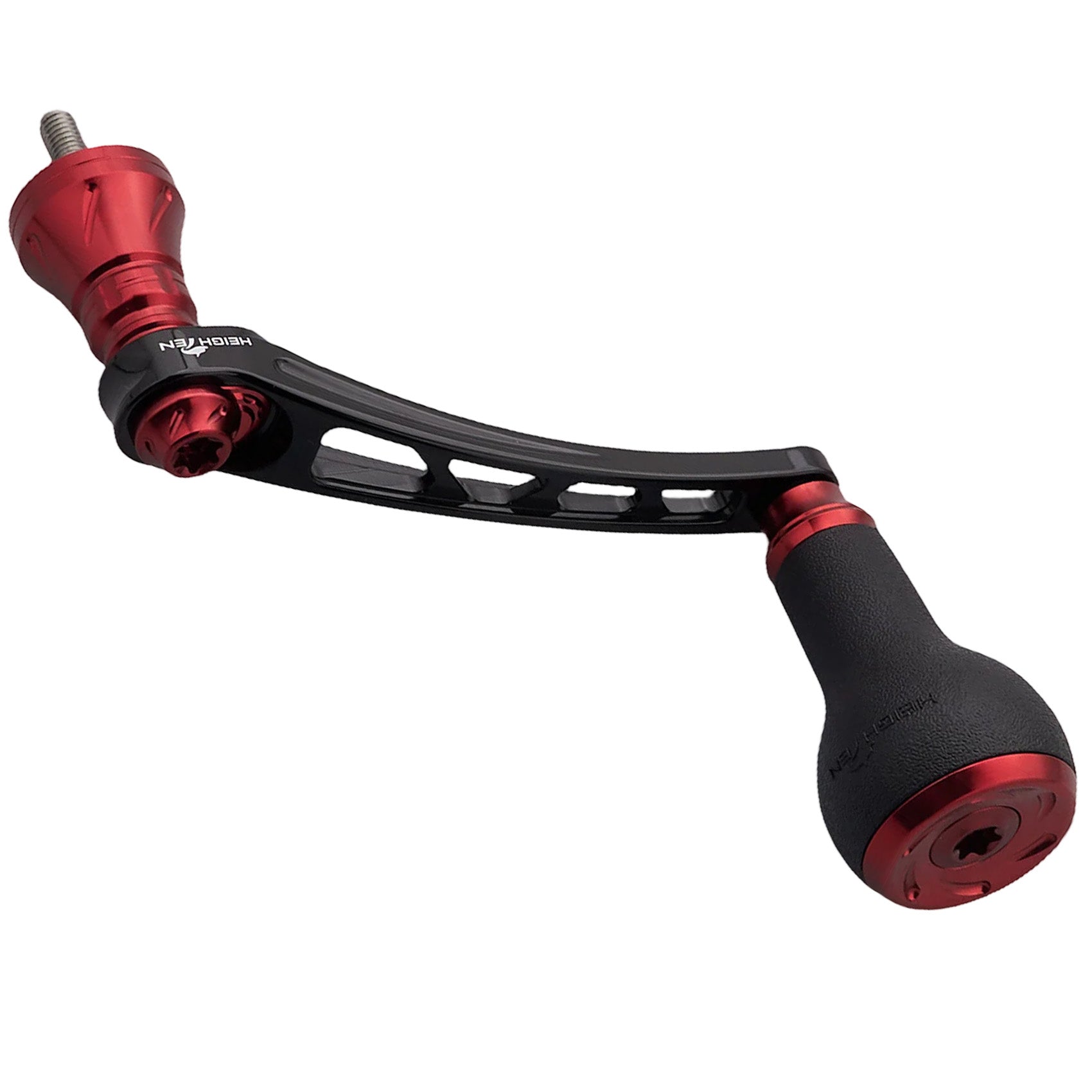 HEIGHTEN 55-60/65-70mm 可変 リール ハンドル 27mm TPE製 ノブ搭載 シマノ(Shimano) ダイワ(Daiwa) 通用 スピニングリール 用 Arch TPE Series