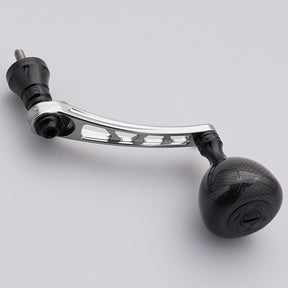 HEIGHTEN 65-70mm可変 リール ハンドル 36mm カーボン製 ノブ搭載 シマノ(Shimano) ダイワ(Daiwa) 通用 スピニングリール 用 Carbon Drum Series