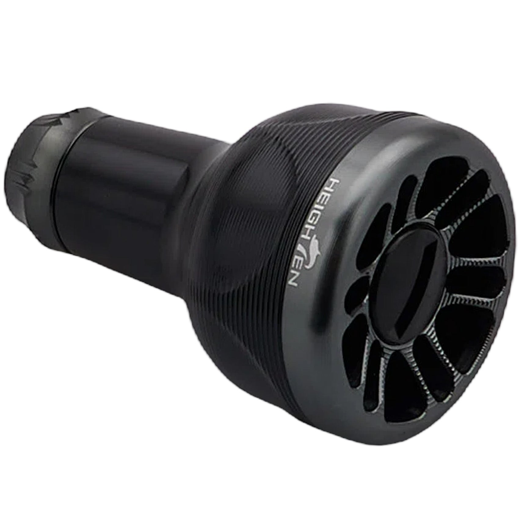 HEIGHTEN 新型2.0 24.5mm リール ハンドル ノブ 8.5g シマノ ダイワ 通用 (Shimano) Type A (Daiwa) Type S 用 Black Series