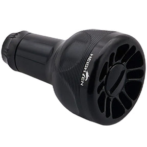 HEIGHTEN 新型2.0 24.5mm リール ハンドル ノブ 8.5g シマノ ダイワ 通用 (Shimano) Type A (Daiwa) Type S 用 Black Series