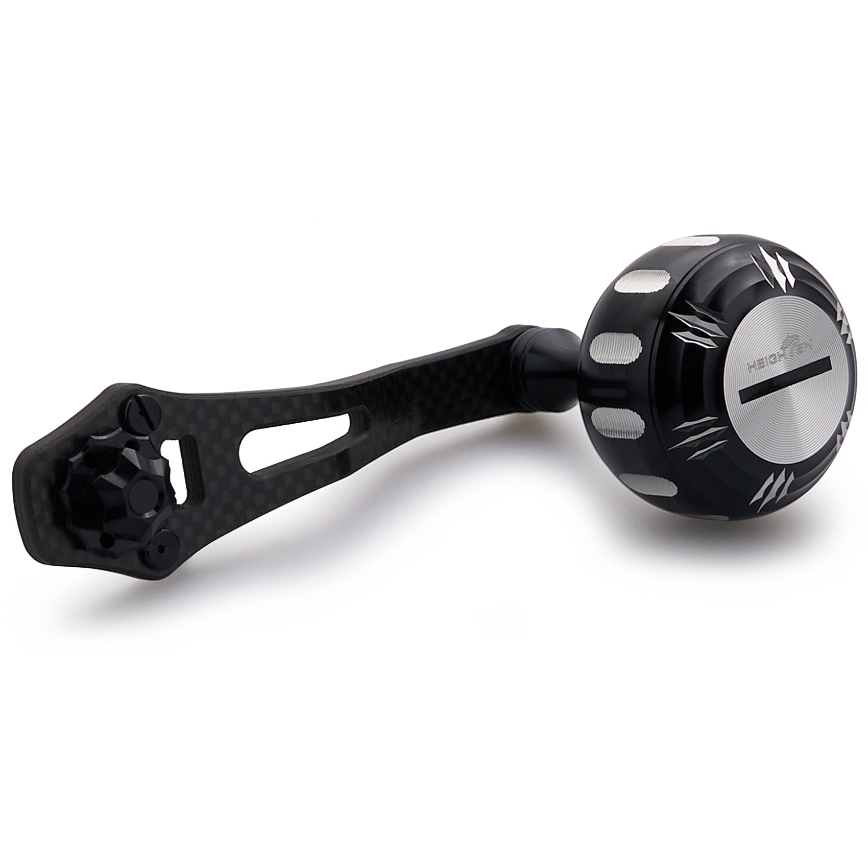 HEIGHTEN 60/70mm リール ハンドル 35mm パワーノブ搭載 シマノ(SHIMANO) ダイワ(DAIWA) アブ(Abu) 通用 ベイトリール用 Harmer Series