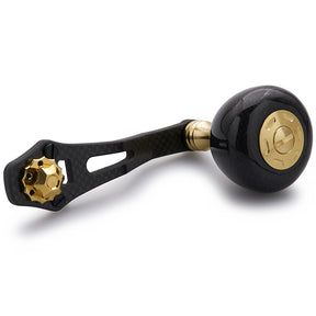 HEIGHTEN 60/70mm リール ハンドル カーボン製 36mm パワーノブ搭載 シマノ(SHIMANO) ダイワ(DAIWA) アブ(Abu) 通用 ベイトリール用 Carbon Drum Series