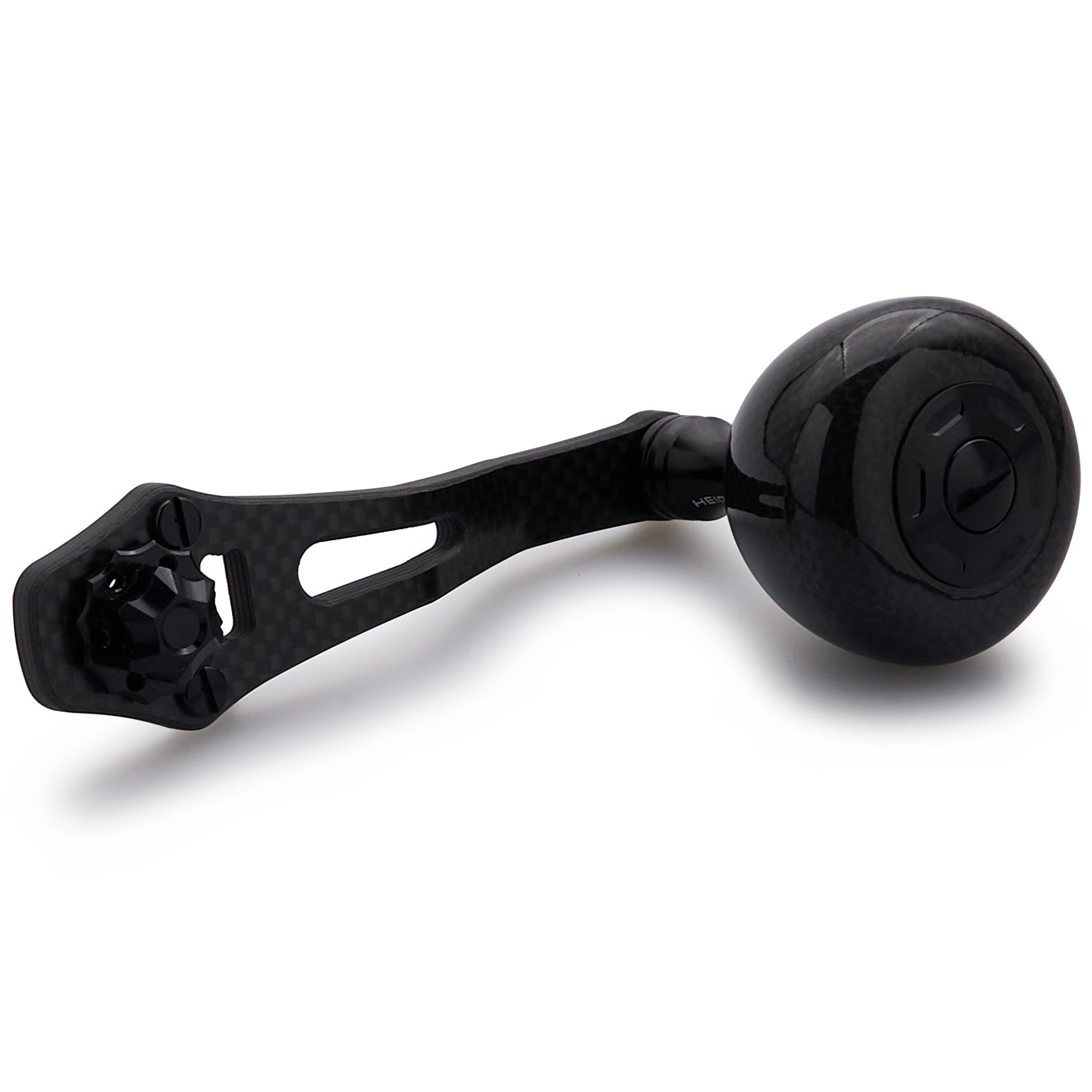 HEIGHTEN 60/70mm リール ハンドル カーボン製 36mm パワーノブ搭載 シマノ(SHIMANO) ダイワ(DAIWA) アブ(Abu) 通用 ベイトリール用 Carbon Drum Series