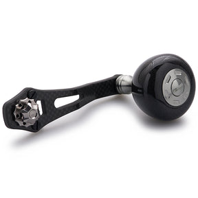 HEIGHTEN 60/70mm リール ハンドル カーボン製 36mm パワーノブ搭載 シマノ(SHIMANO) ダイワ(DAIWA) アブ(Abu) 通用 ベイトリール用 Carbon Drum Series