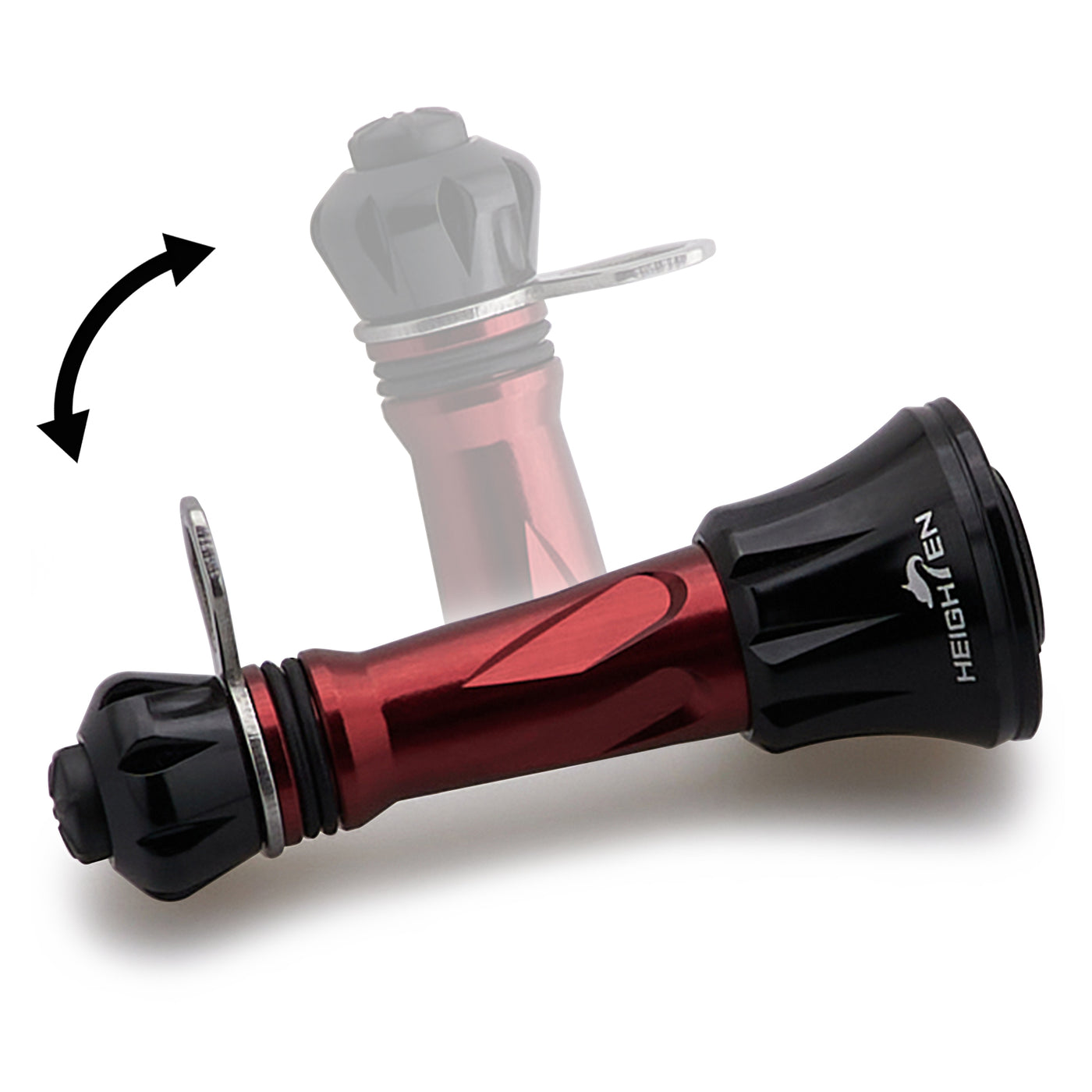 HEIGHTEN 50mm リール スタンド 折り畳み式 シマノ(SHIMANO) ダイワ(DAIWA) スピニングリール 通用 夜光 フッ