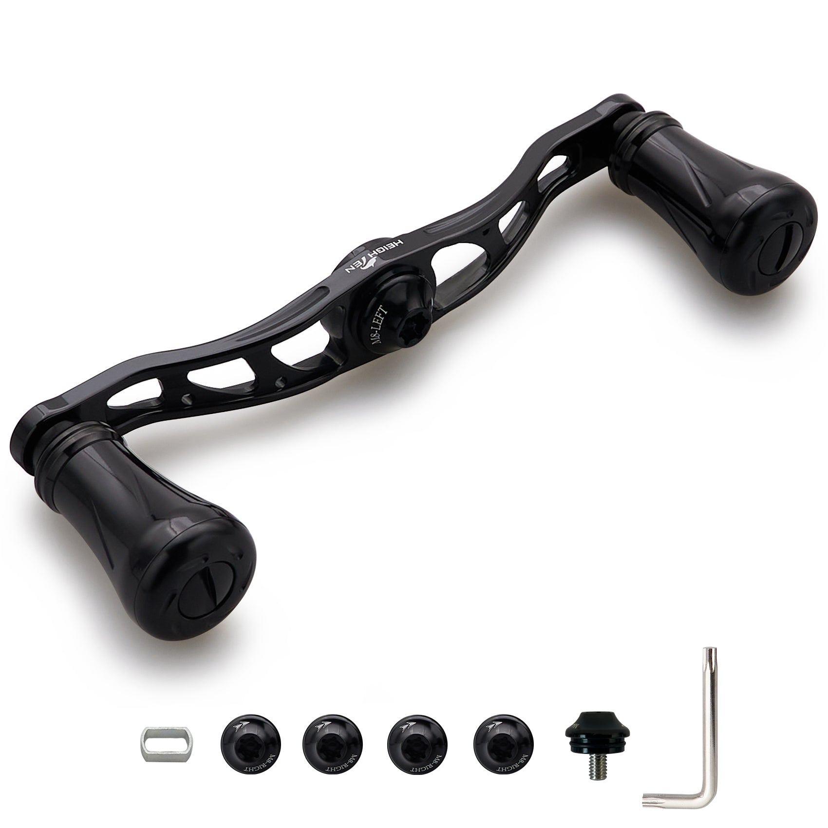 HEIGHTEN 105mm リール ハンドル 19mm ノブ搭載 シマノ(SHIMANO) ダイワ(DAIWA) アブ(Abu) 通用