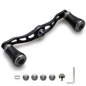 HEIGHTEN 105mm リール ハンドル 19mm ノブ搭載 シマノ(SHIMANO) ダイワ(DAIWA) アブ(Abu) 通用