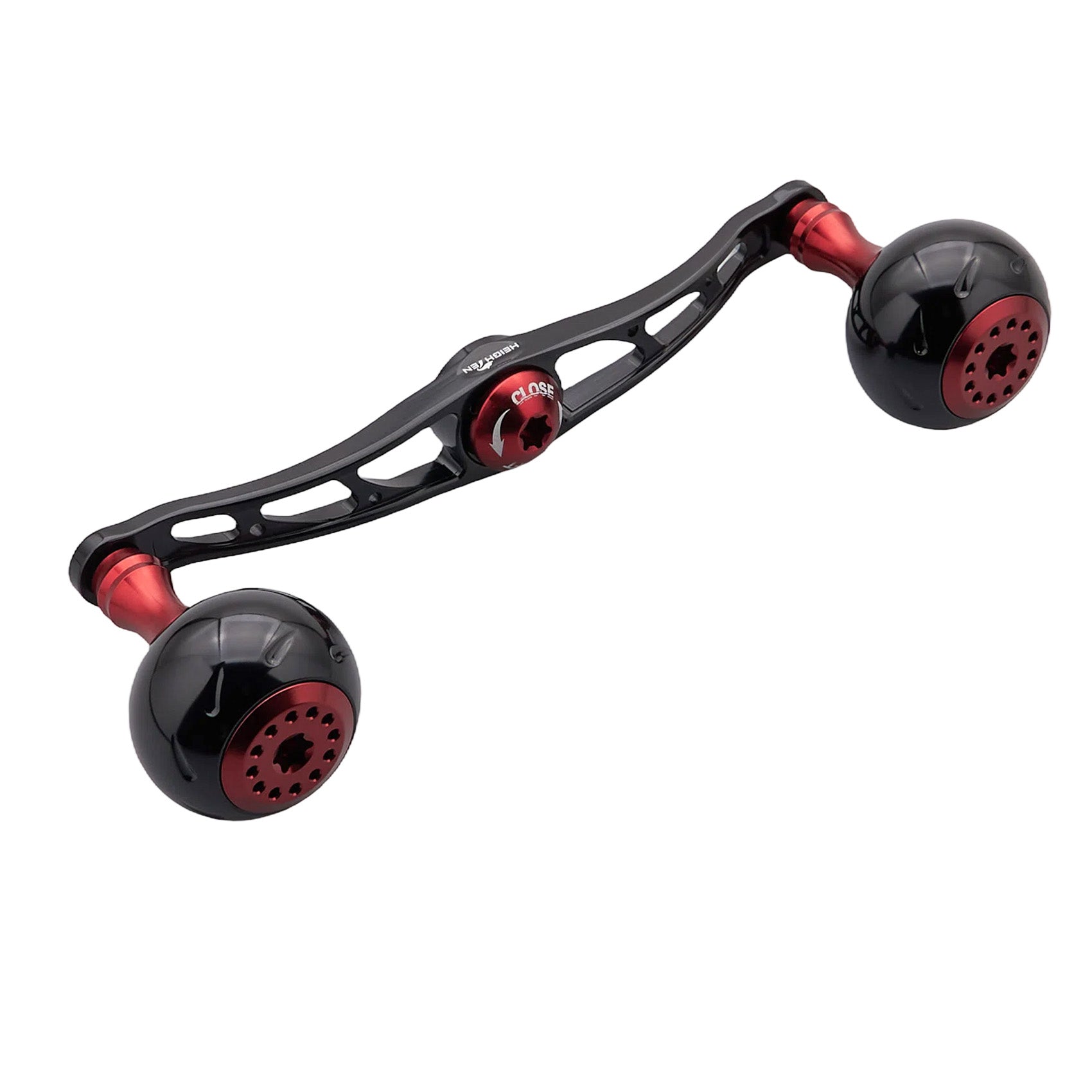 HEIGHTEN 130/120/115mm リール ハンドル シマノ ダイワ アブガルシア 通用 ベイトリール 用 Black Series