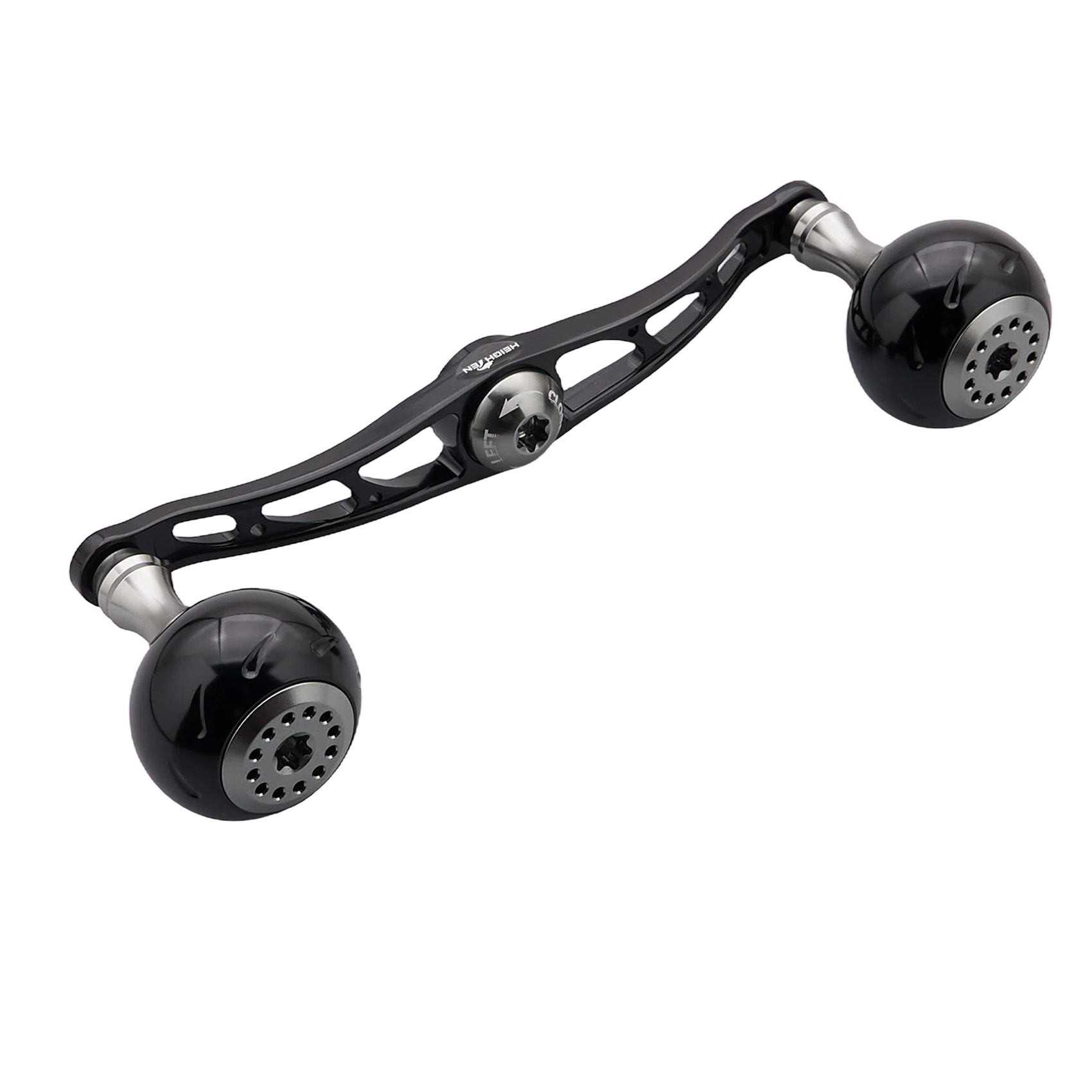 HEIGHTEN 130/120/115mm リール ハンドル シマノ ダイワ アブガルシア 通用 ベイトリール 用 Black Series