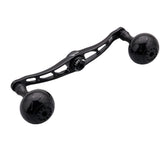 HEIGHTEN 130/120/115mm リール ハンドル シマノ ダイワ アブガルシア 通用 ベイトリール 用 Black Series