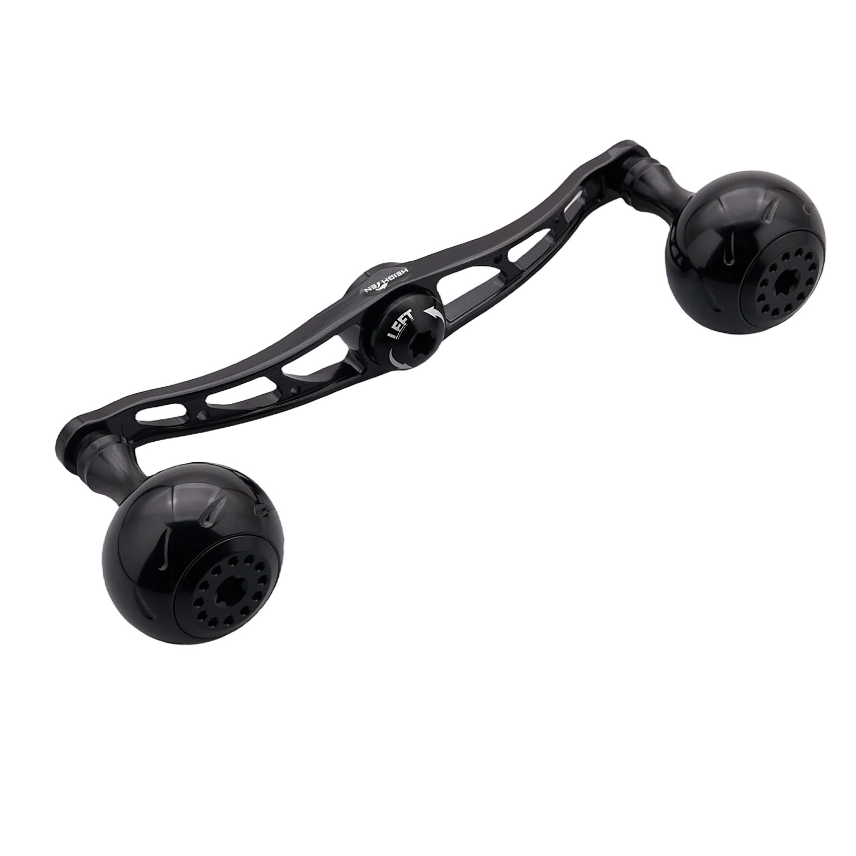 HEIGHTEN 130/120/115mm リール ハンドル シマノ ダイワ アブガルシア 通用 ベイトリール 用 Black Series