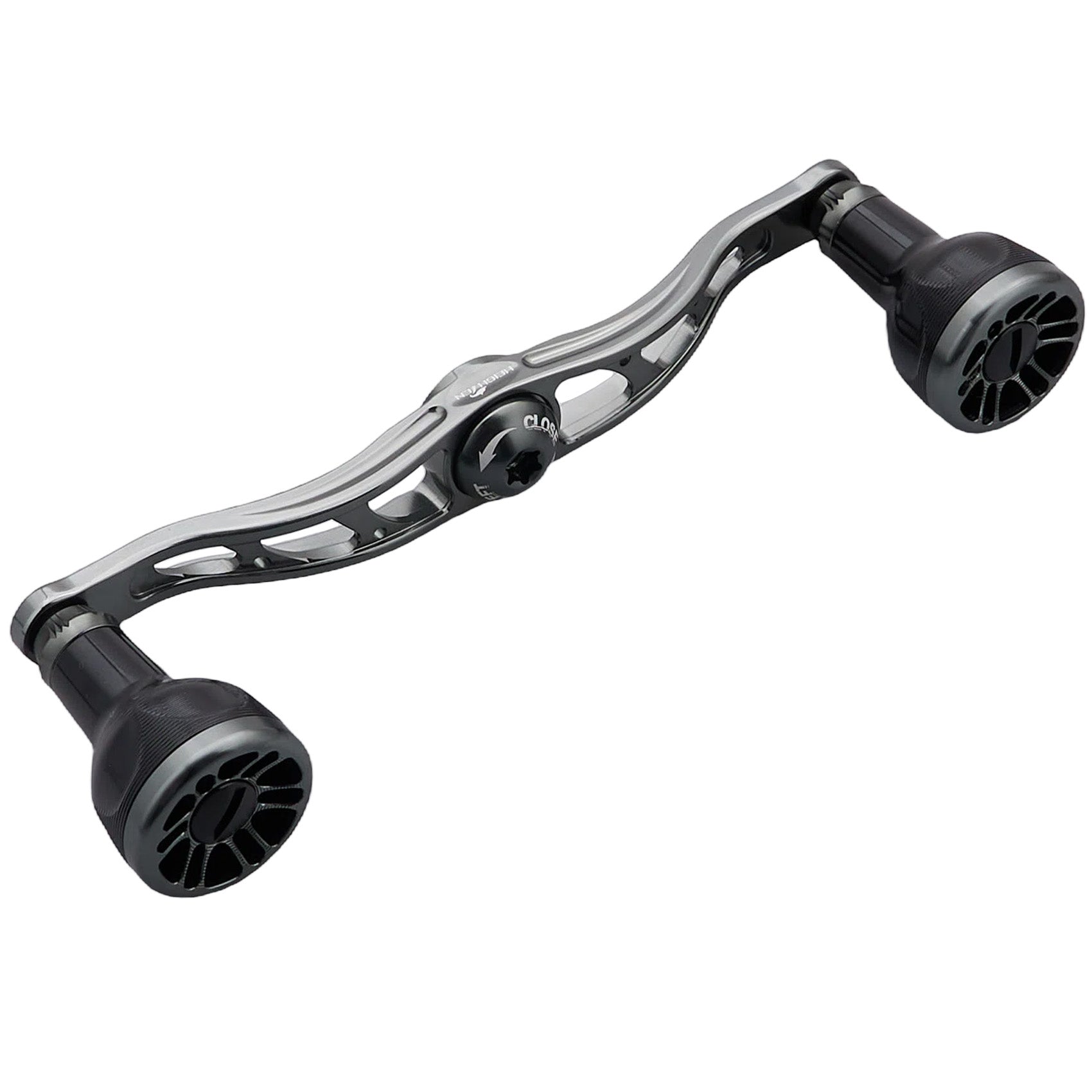 HEIGHTEN V2.0 105/115/120mm ベイト リール ハンドル 24.5mm ノブ搭載 Black Series