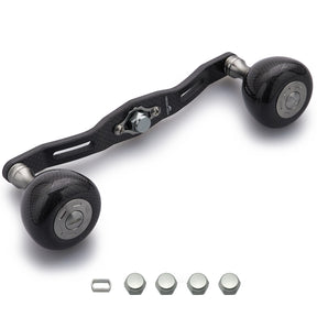 HEIGHTEN 130mm カーボンリール ハンドル 36mm カーボンノブ搭載